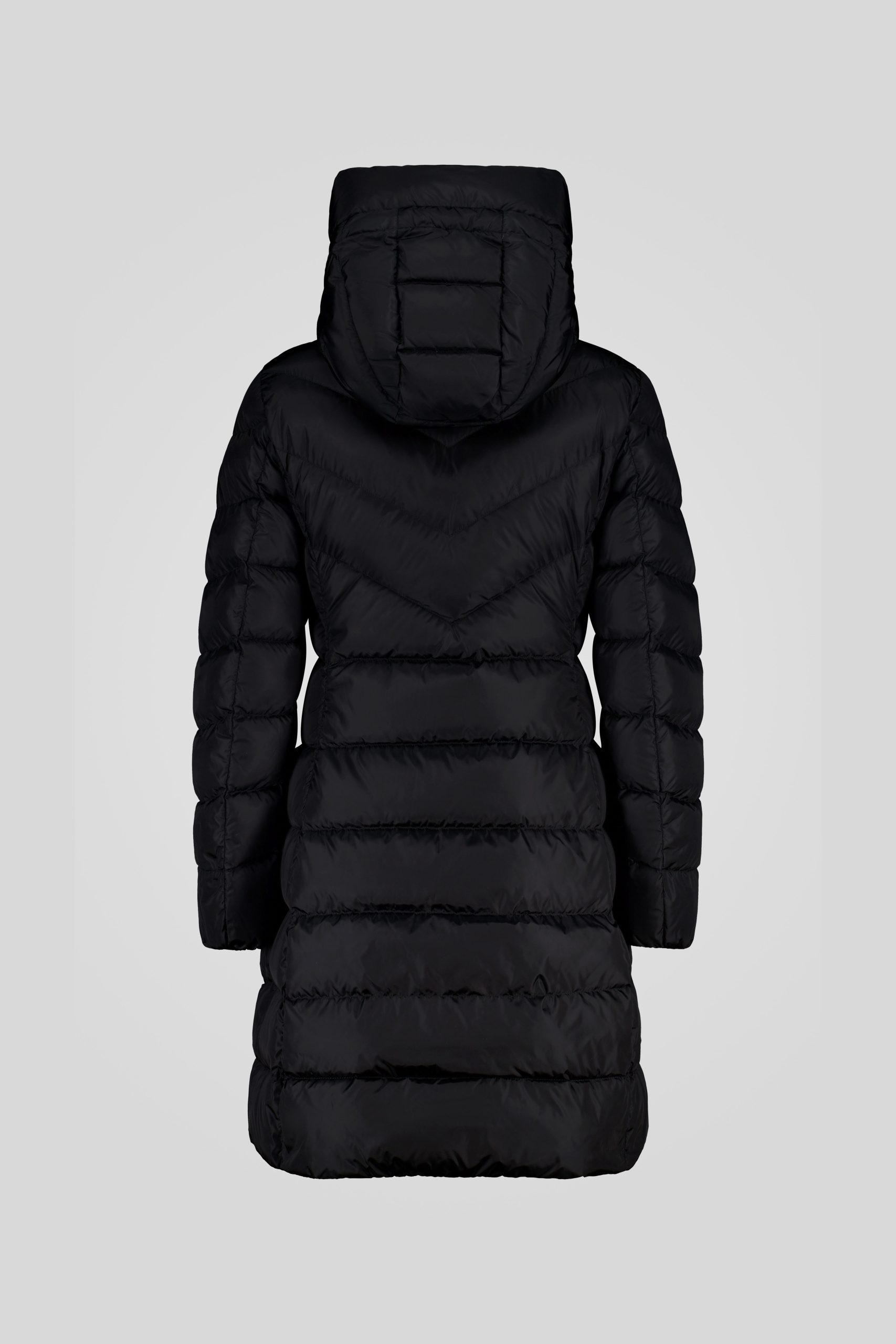 ciesse-outdoor-daunenjacke-schwarz-lang-mit-kapuze image 6