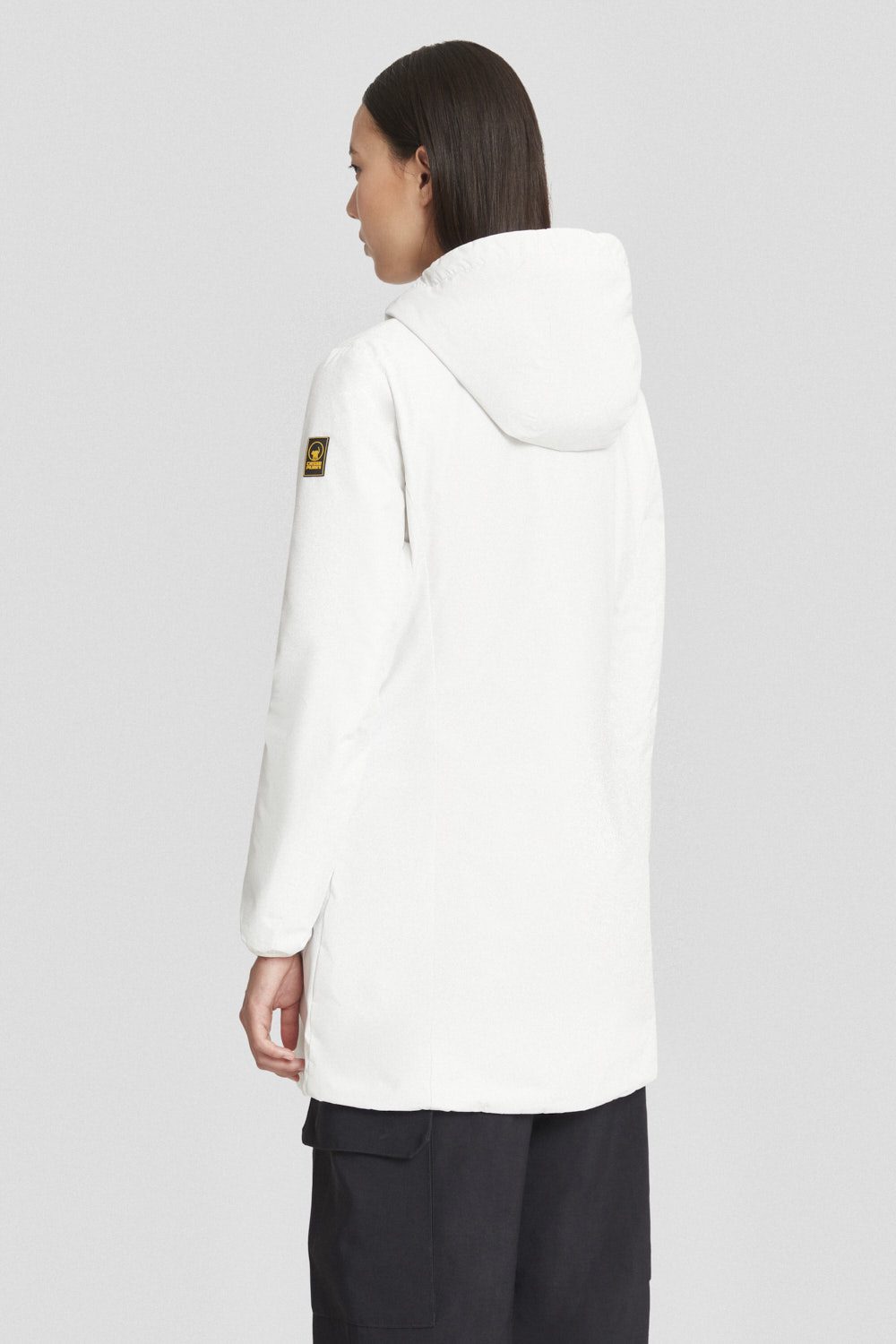 ciesse-outdoor-winterjacke-lang-wei-kapuze-wattiert-dwr image 4