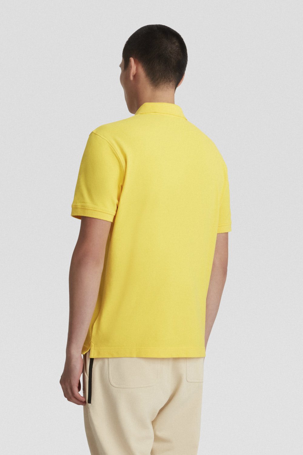 ciesse-polo-jersey-stretch-gelb-baumwolle-regular-fit image 4
