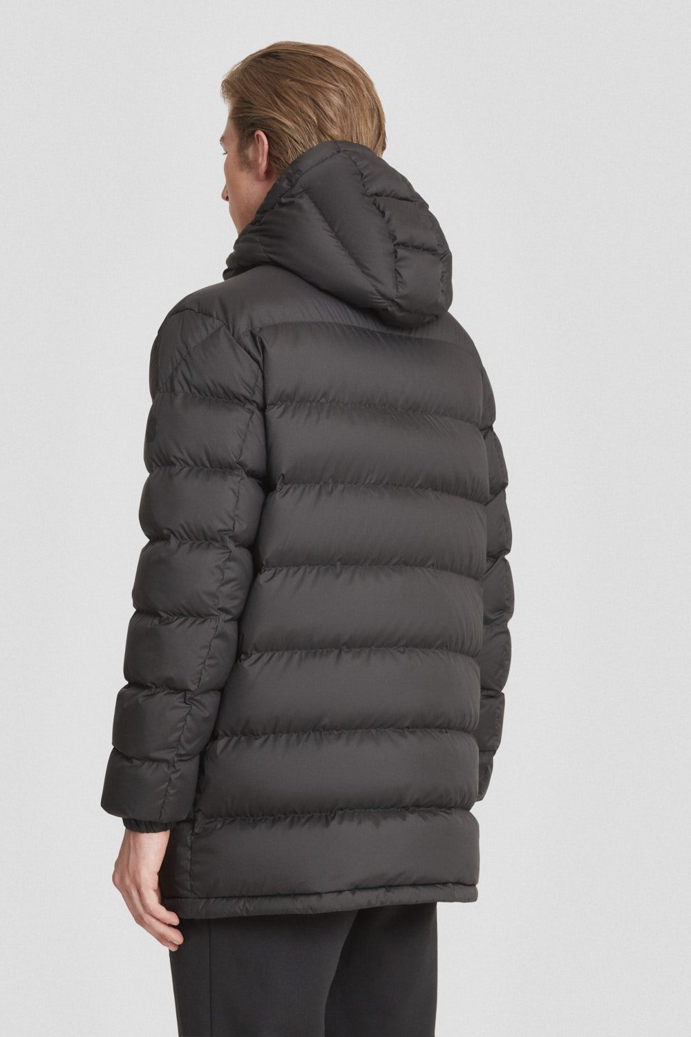 ciesse-outdoor-piumini-daunenmantel-schwarz-lang-mit-kapuze image 4