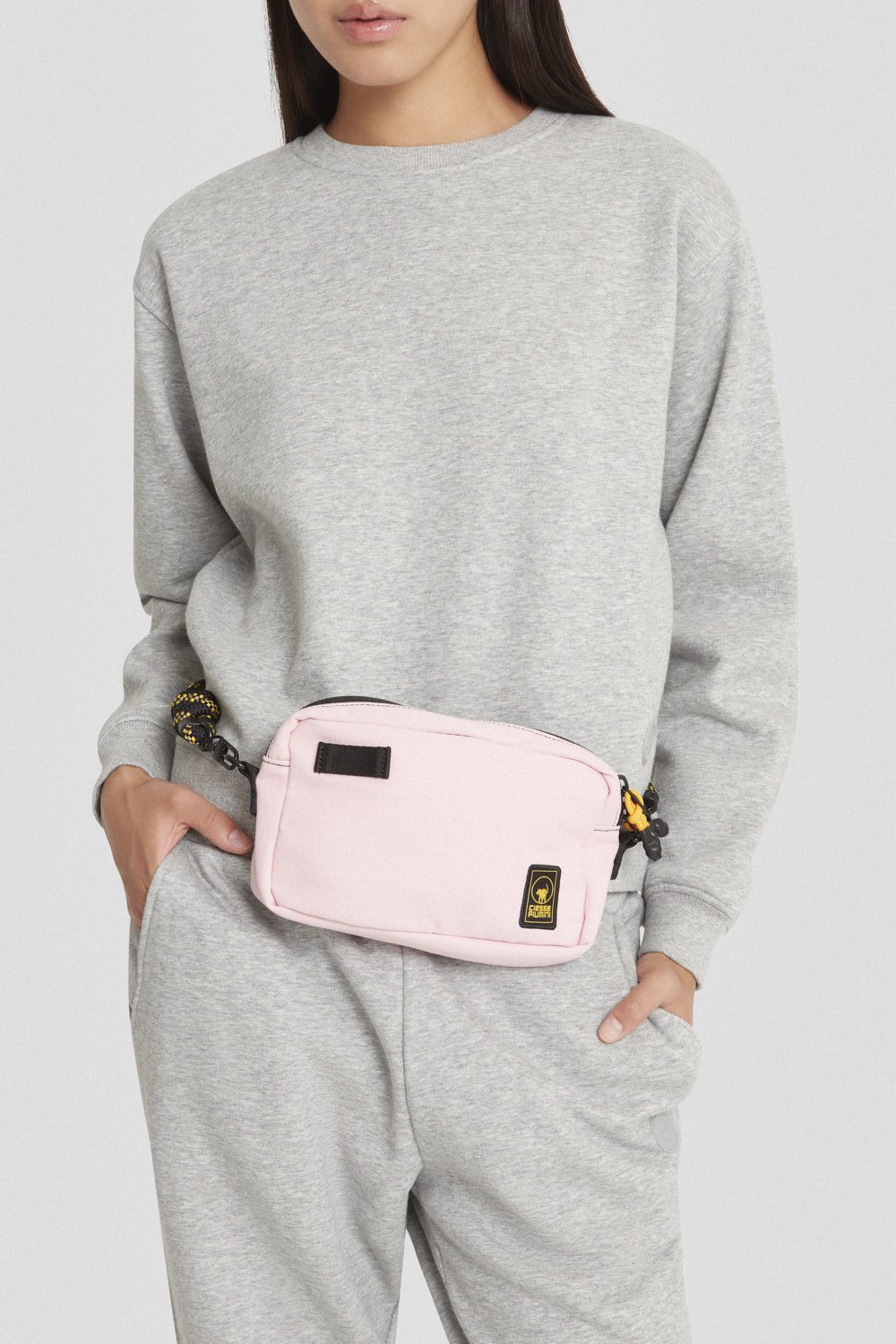 ciesse-outdoor-bauchtasche-rosa-canvas-wattiert-crossbody image 2