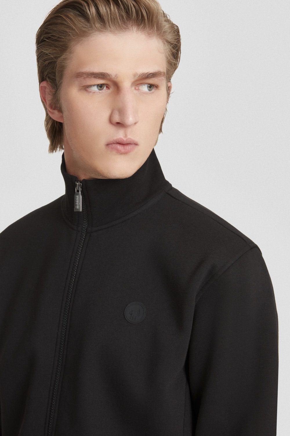 ciesse-outdoor-zip-hoodie-schwarz-baumwolle-unisex image 3