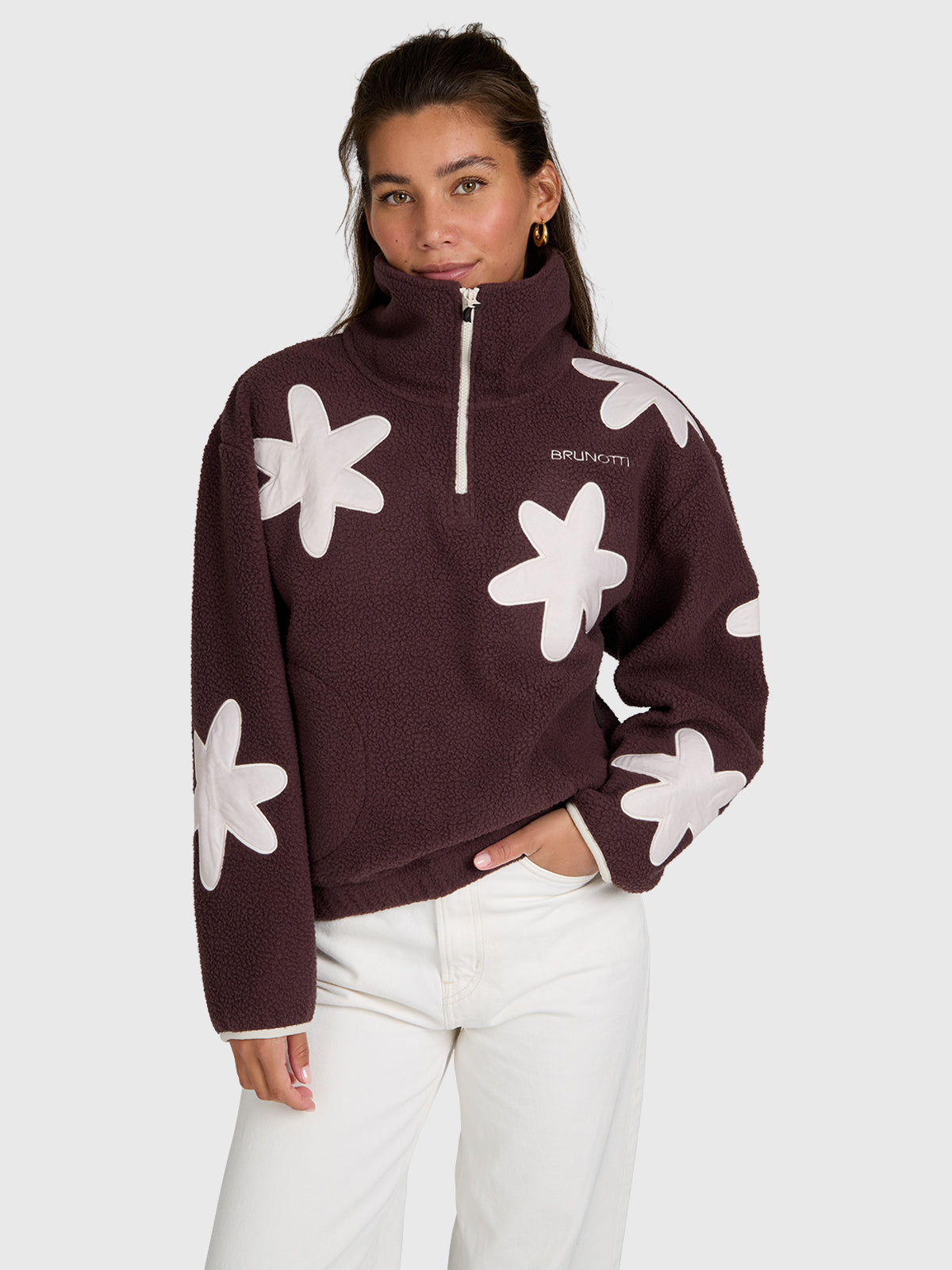 brunotti-kirsten-damen-fleece-raisin-lockerer-schnitt image 1