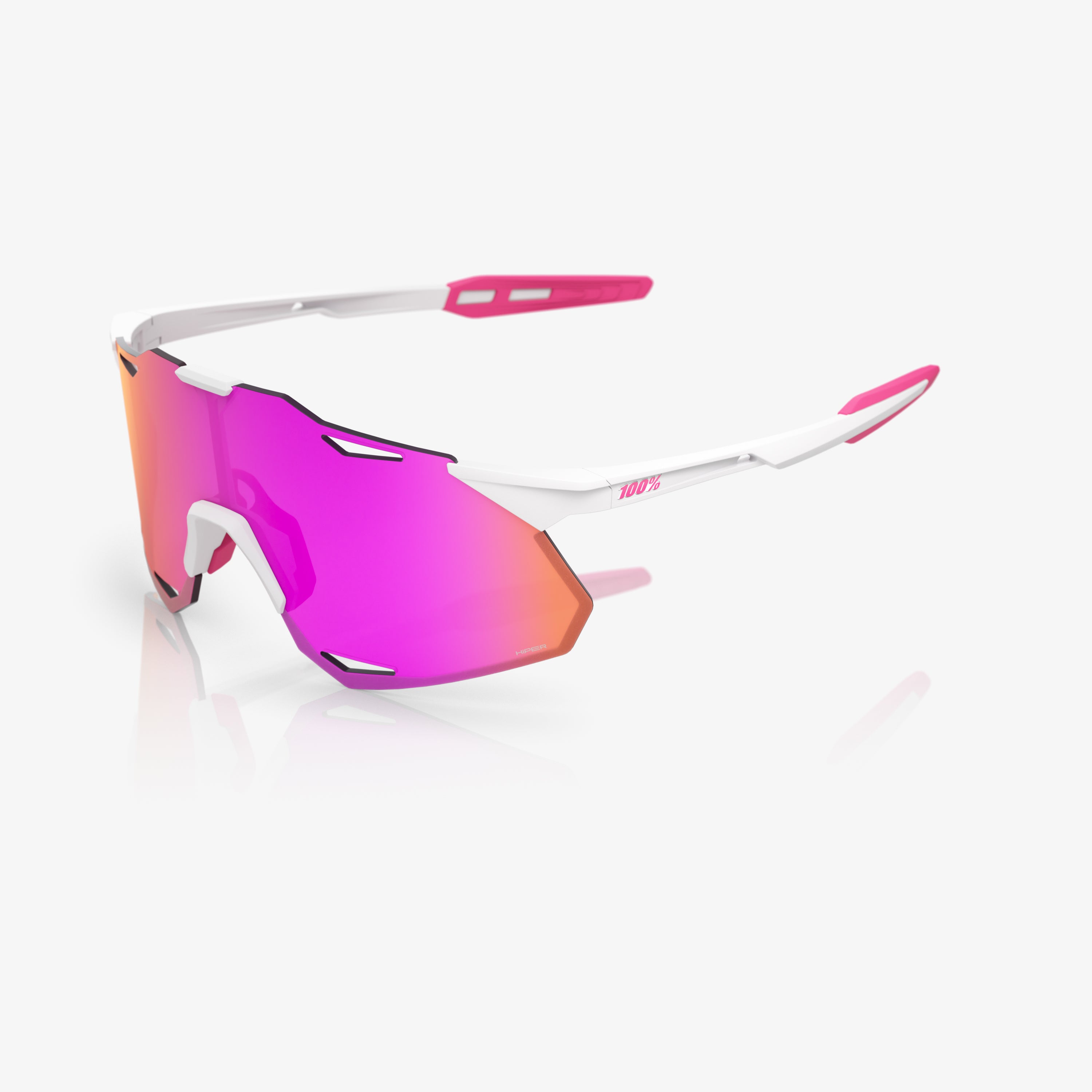 100-hypercraft-xs-matte-white-sportbrille-vital-pink image 1