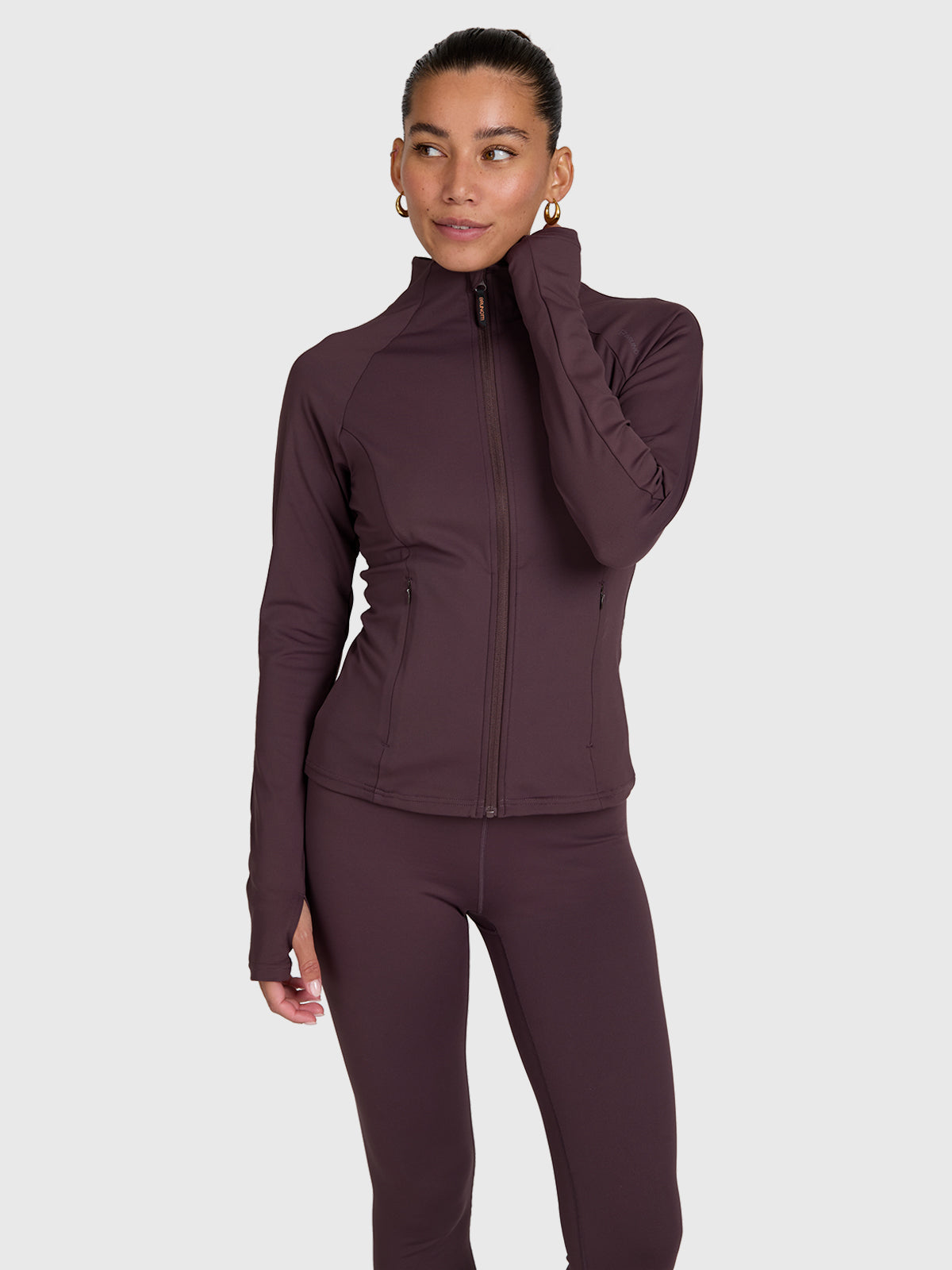 brunotti-sanna-zip-snow-fleece-raisin-damen-skifleece image 1