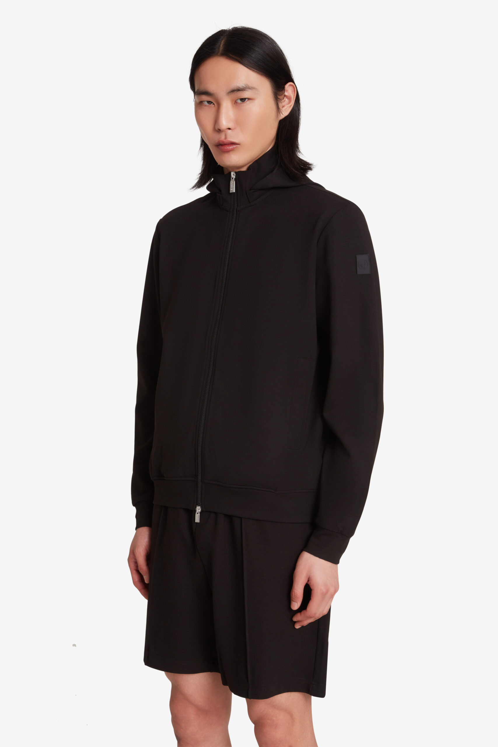 ciesse-naku-hoodie-schwarz-full-zip-kapuze image 2