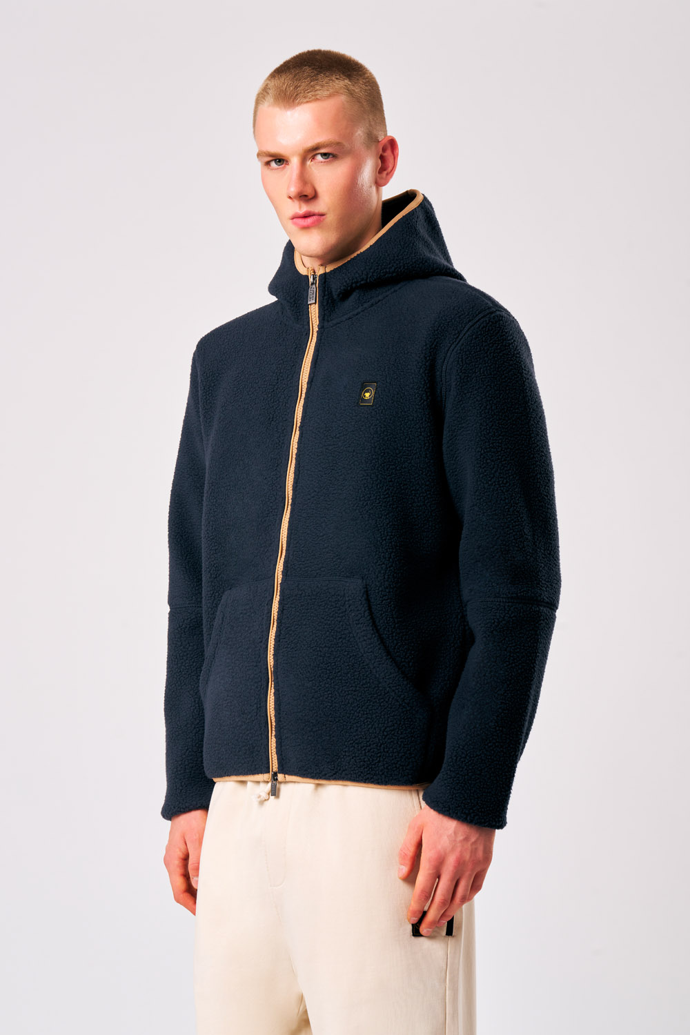 ciesse-outdoor-rodrigo-teddyjacke-blau-herren-mit-kapuze image 1
