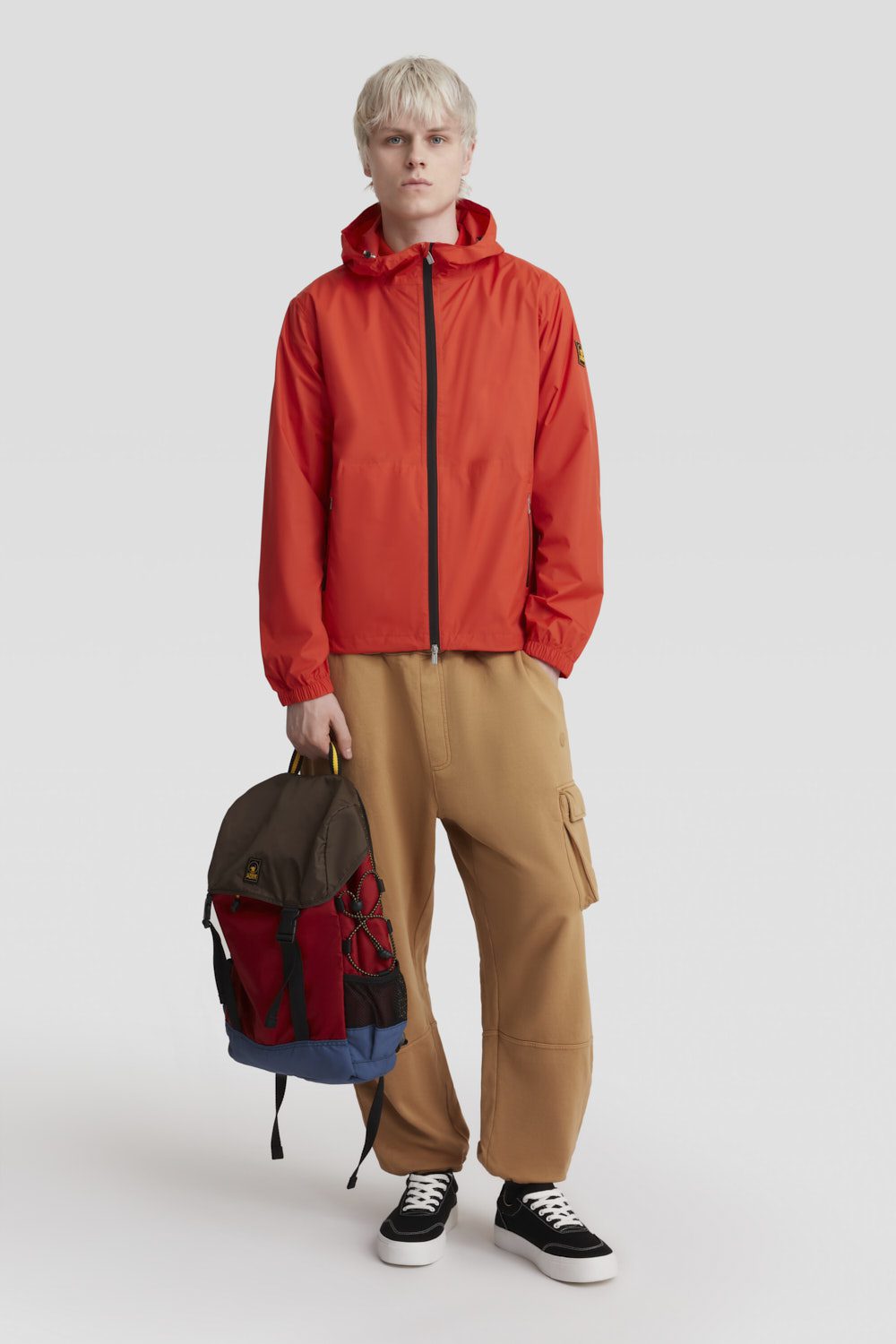 ciesse-outdoor-impermeabili-windjacke-rot-mit-kapuze image 1