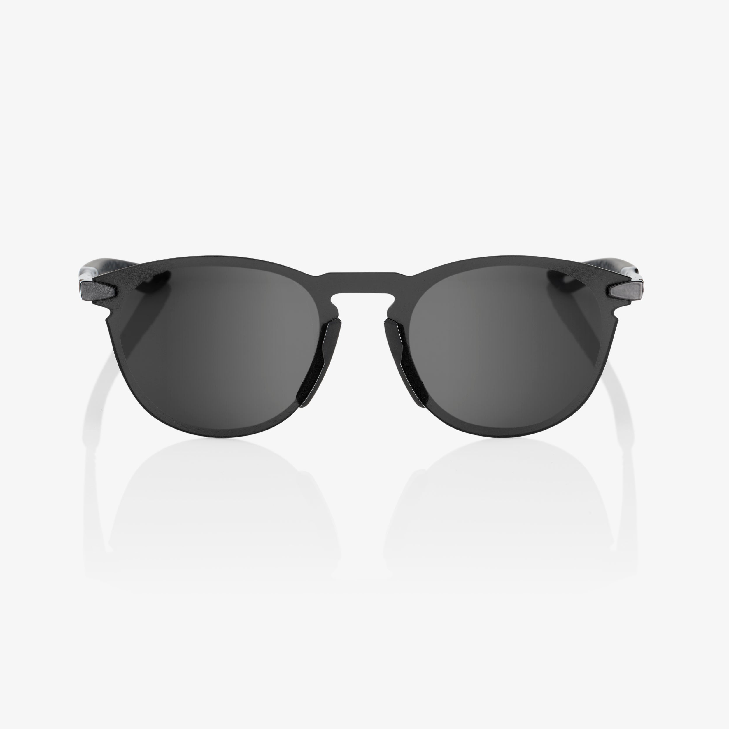 100-legere-round-sonnenbrille-polished-black-smoke-os image 2