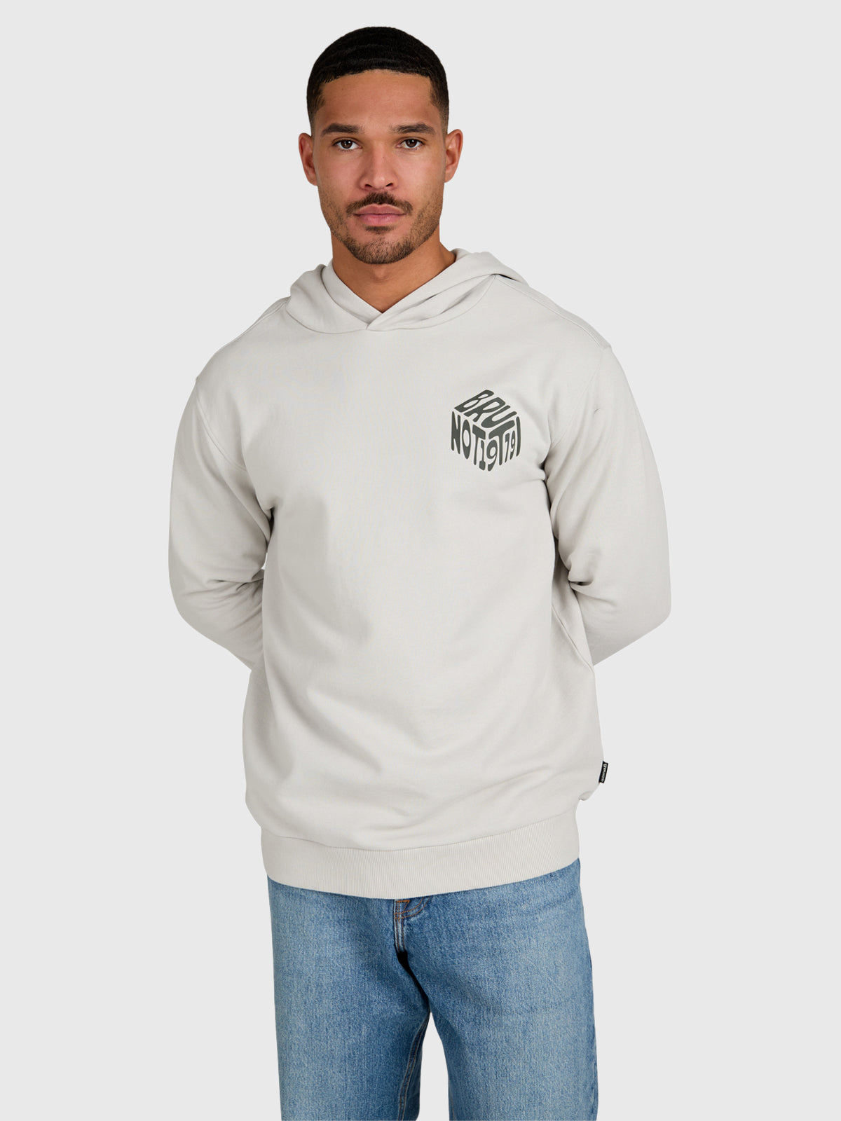 brunotti-mynne-herren-hoodie-soft-grey image 1