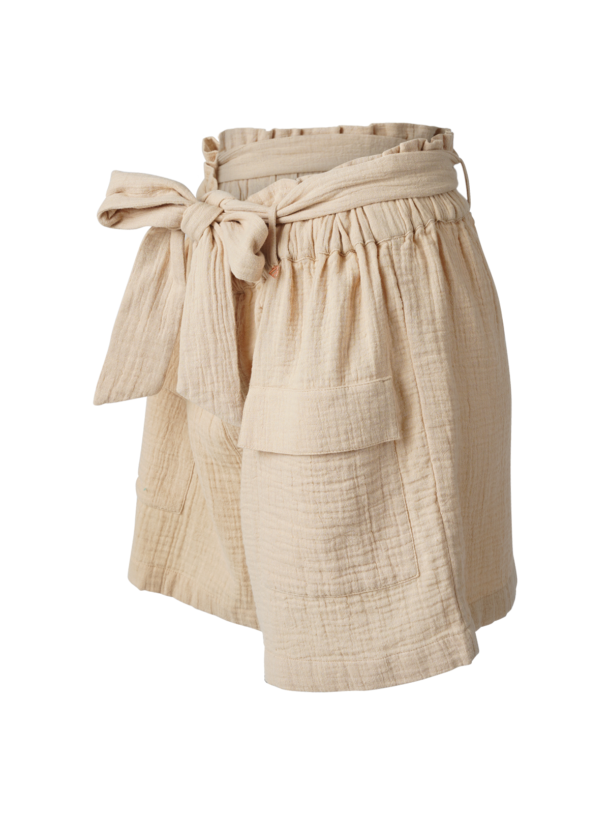brunotti-ryo-shorts-damen-beige-high-waist-mit-g-rtel image 8