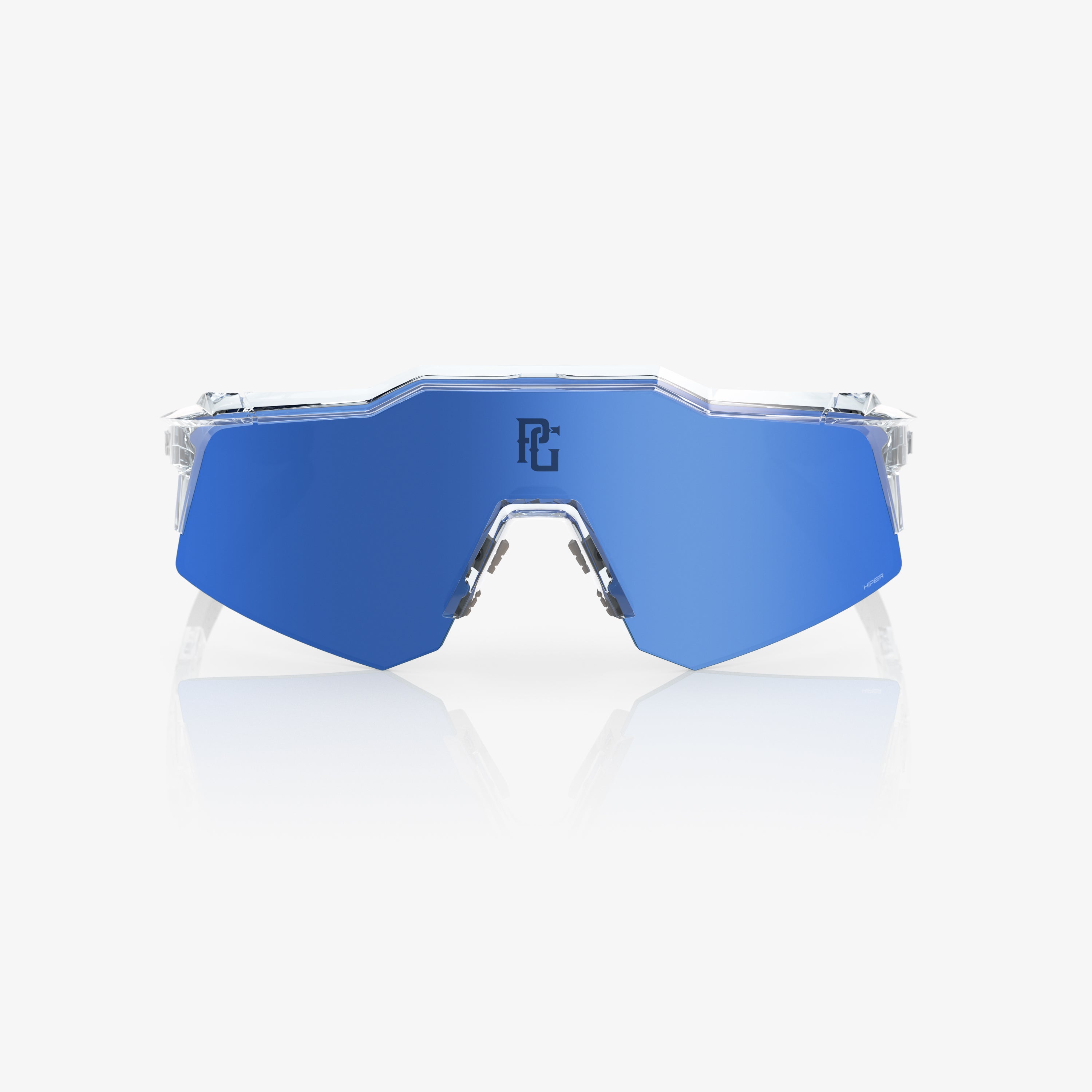 100-speedcraft-xs-hiper-blue-mirror-sportbrille-clear image 2