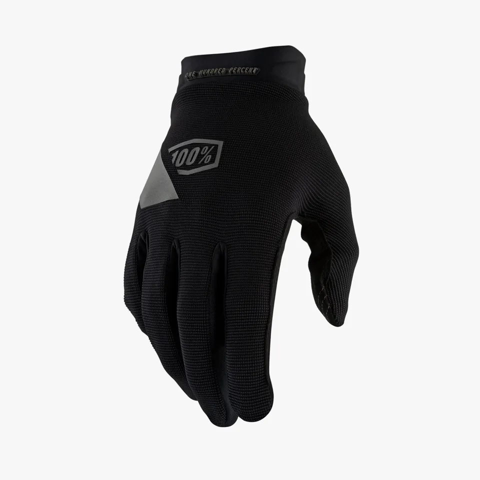 100-ridecamp-gel-fahrradhandschuhe-schwarz-gelpolster image 1