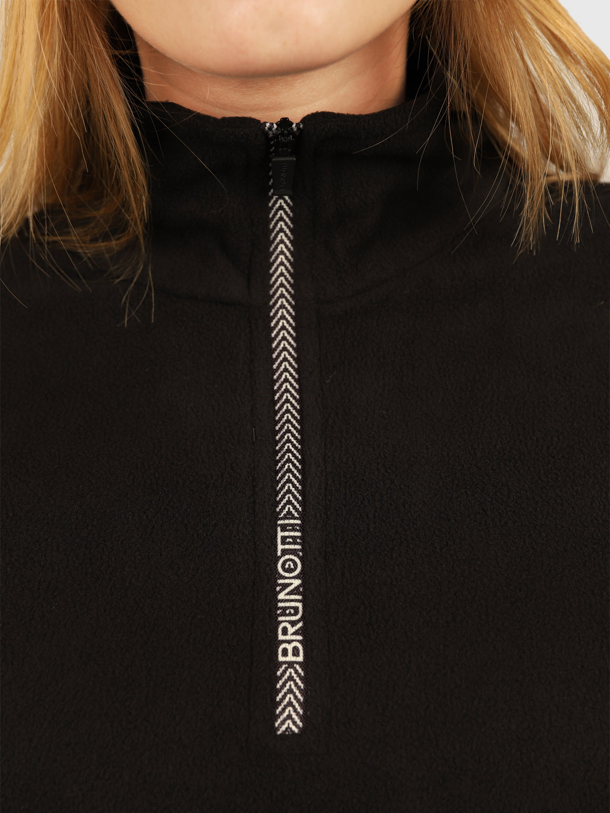 brunotti-misma-damen-fleecejacke-schwarz-midlayer-polyester image 6