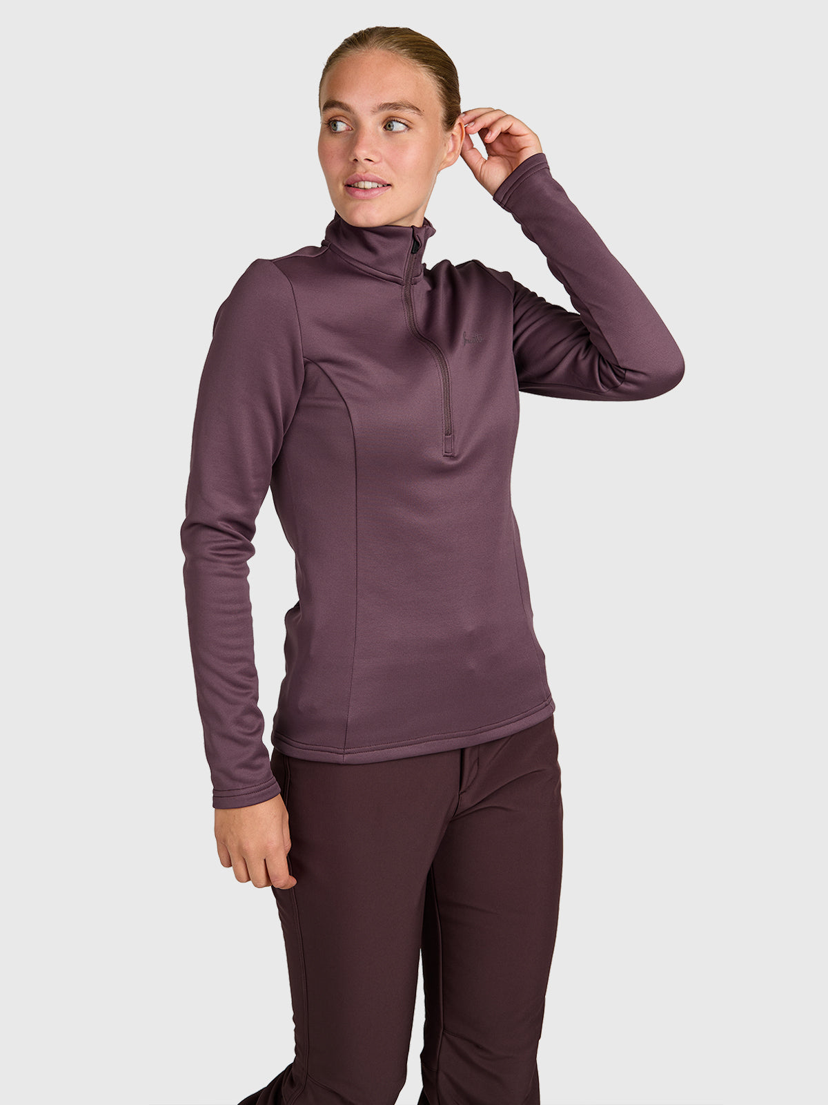 brunotti-heronne-damen-fleece-raisin-halb-rei-verschluss image 3