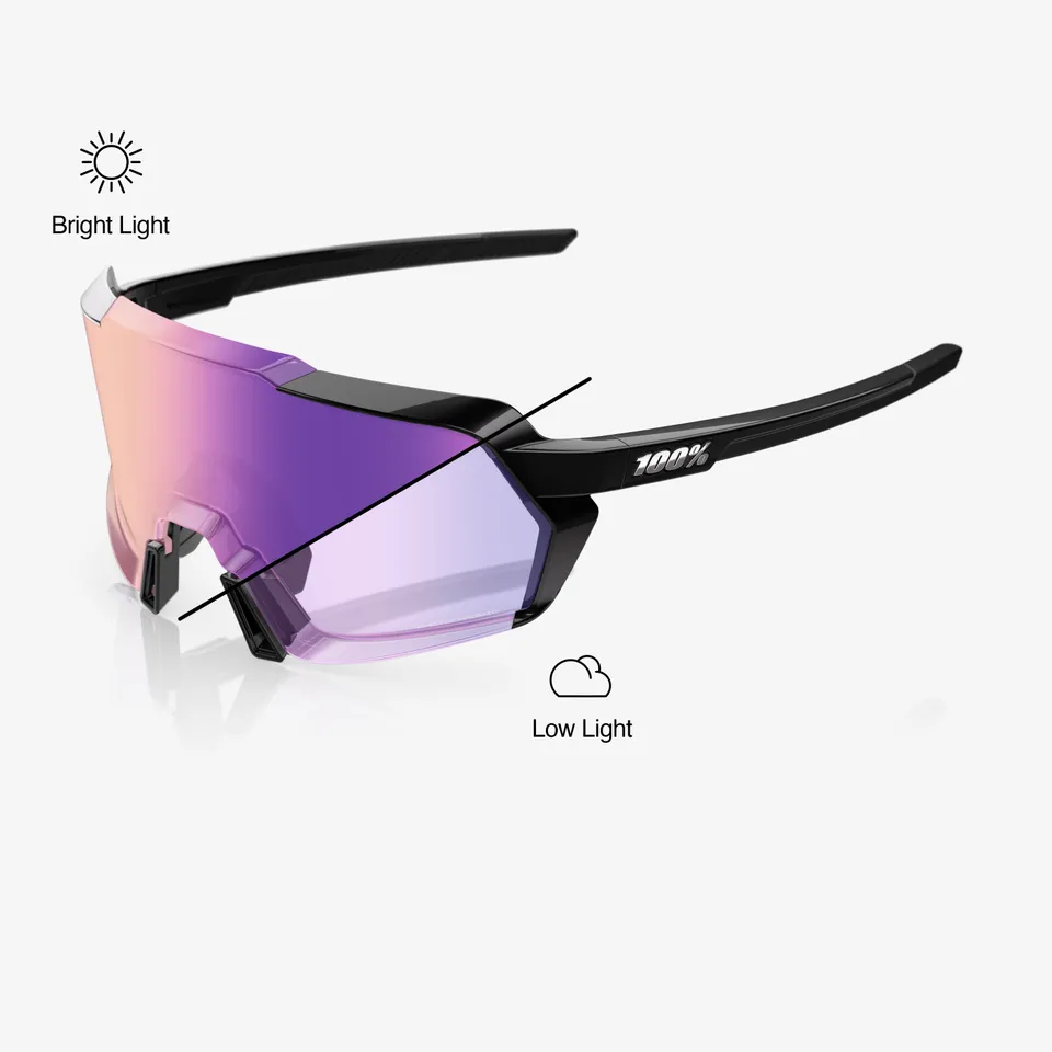 100percent-korbin-sportbrille-gloss-black-photochrom-purple image 1