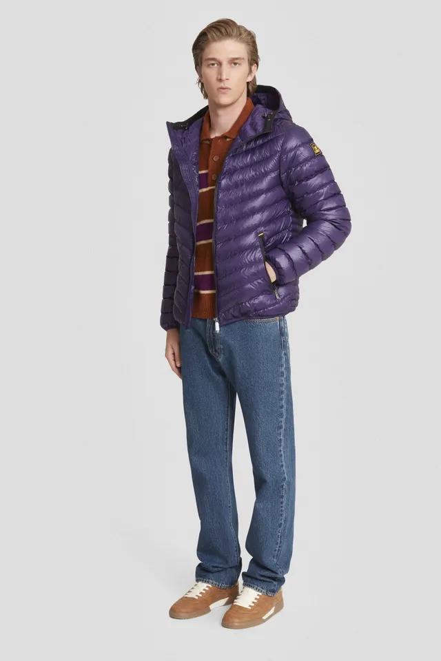 ciesse-piumini-daunenjacke-lila-mit-kapuze-dwr image 1