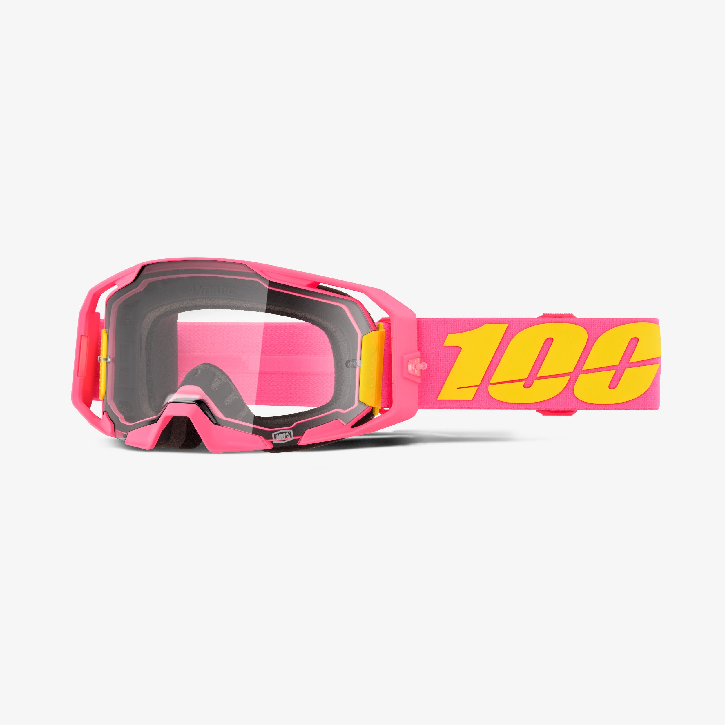 100-armatic-snakpak-goggle-silver-flash-klar image 2