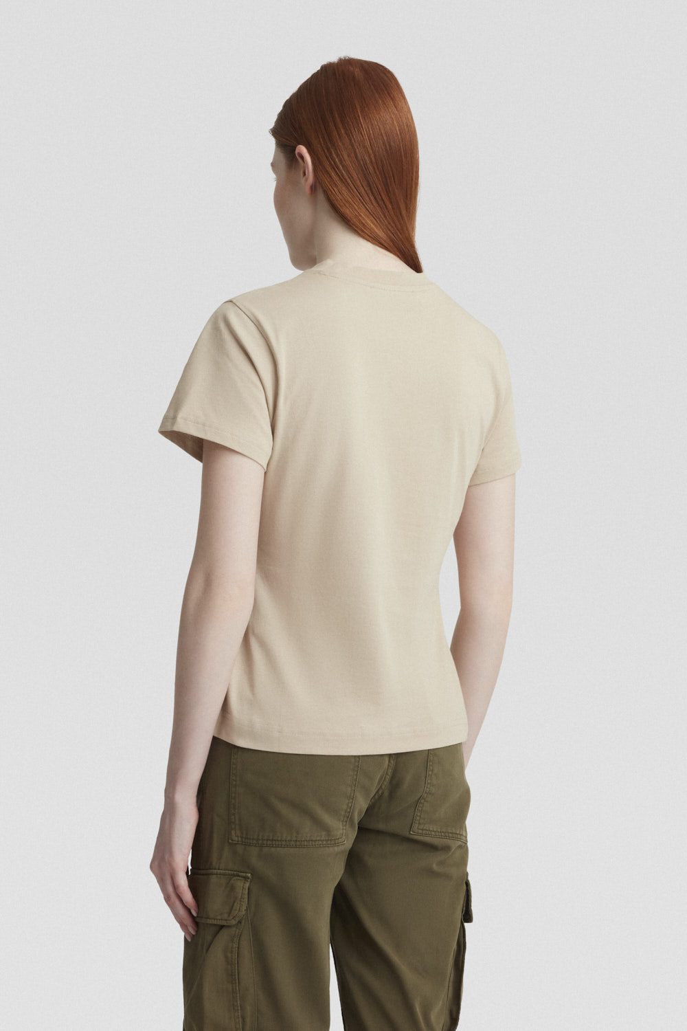 ciesse-outdoor-t-shirt-beige-rundhals-100-baumwolle image 4