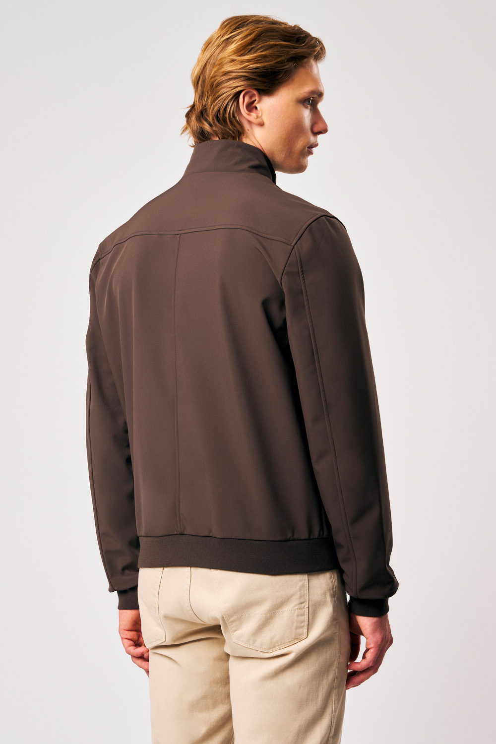 ciesse-outdoor-lupin-bikerjacke-herren-braun-softshell image 5