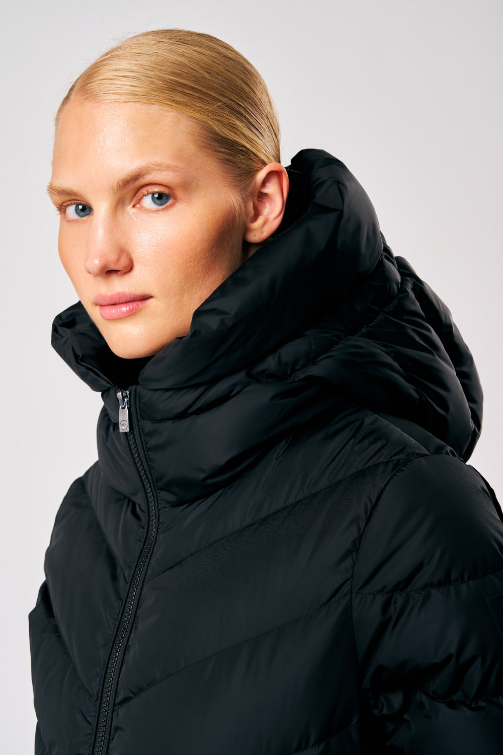 ciesse-outdoor-rebecca-daunenmantel-damen-schwarz-lang image 4