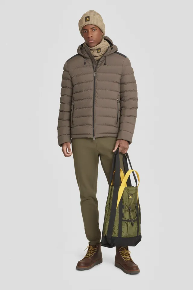 ciesse-outdoor-piumini-daunenjacke-braun-kurz-kapuze image 1