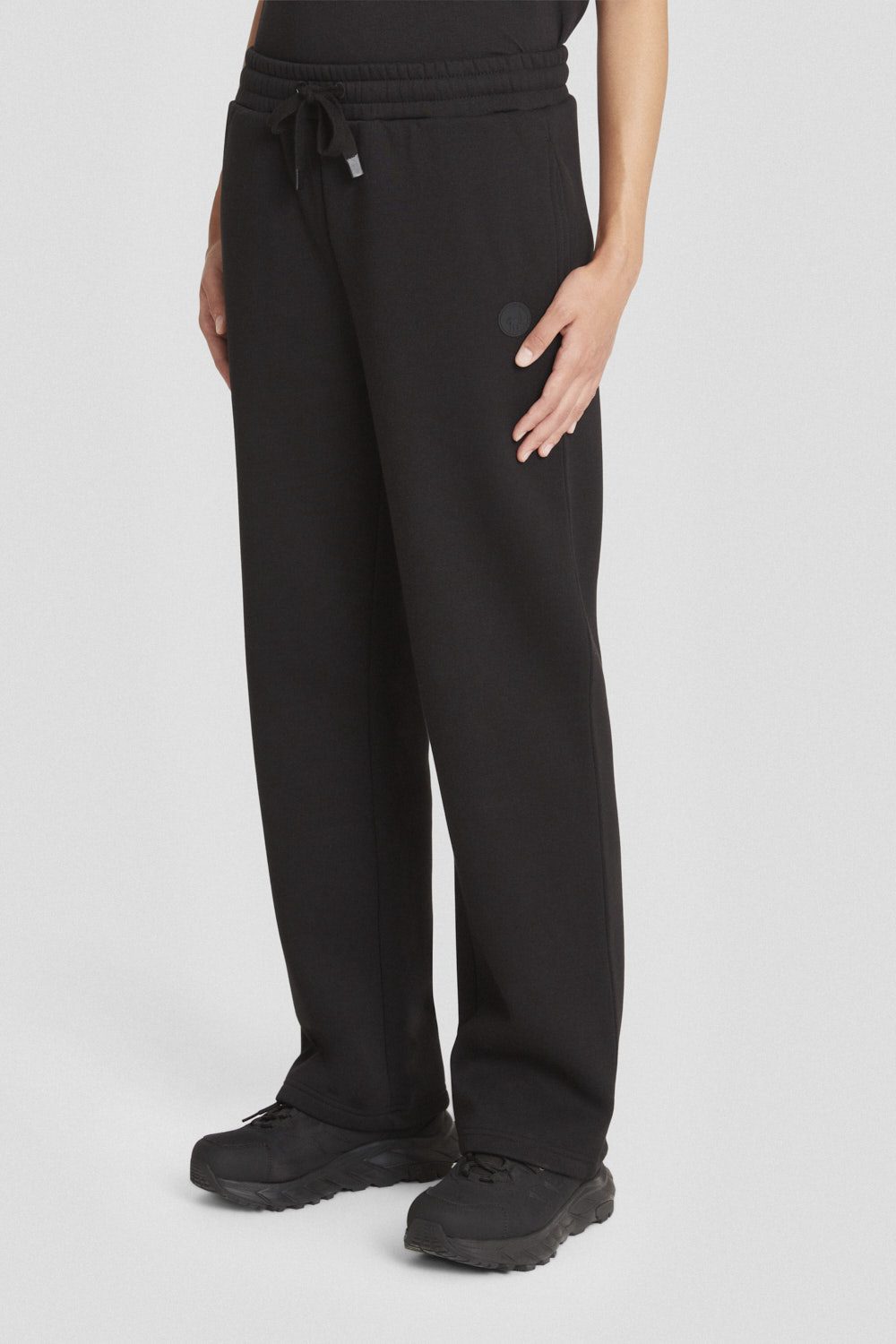 ciesse-outdoor-hose-schwarz-weit-baumwolle-kordelzug image 2