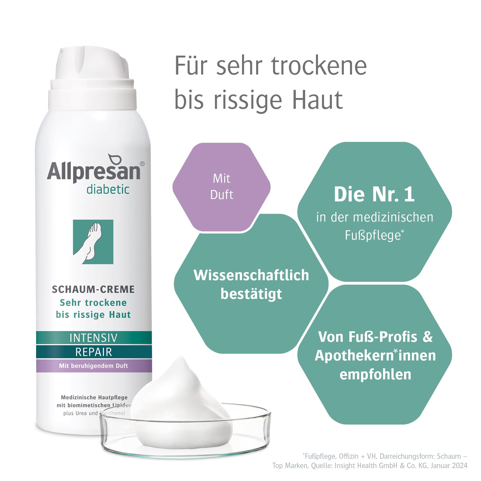allpresan-diabetic-repair-schaum-creme-urea-125-ml image 3