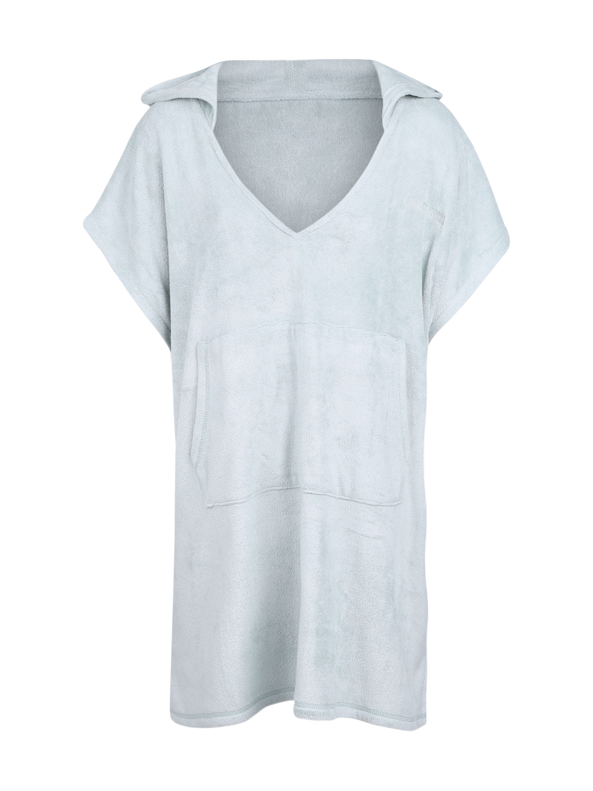 brunotti-paige-damen-poncho-aqua-grey-kapuze-one-size image 7