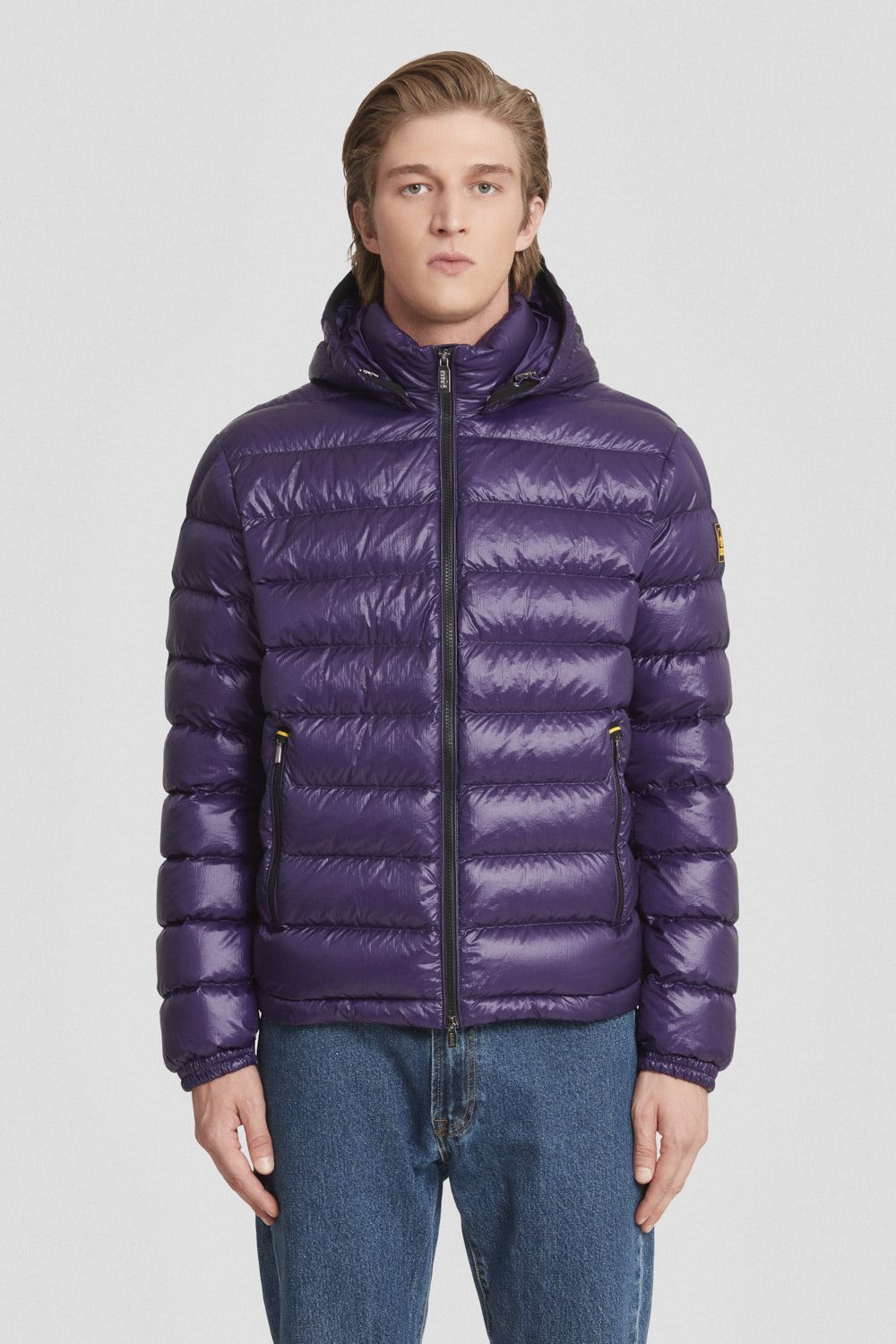 ciesse-outdoor-piumino-daunenjacke-kurz-lila-kapuze image 2