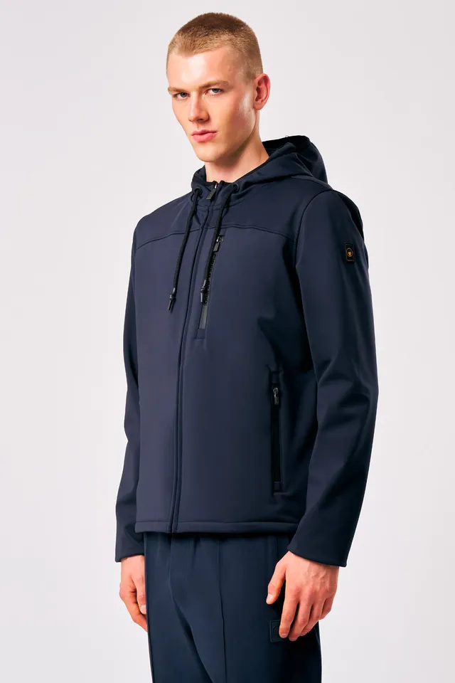 ciesse-outdoor-doug-4-0-hoodie-herren-blau-kapuze-abnehmbar image 1