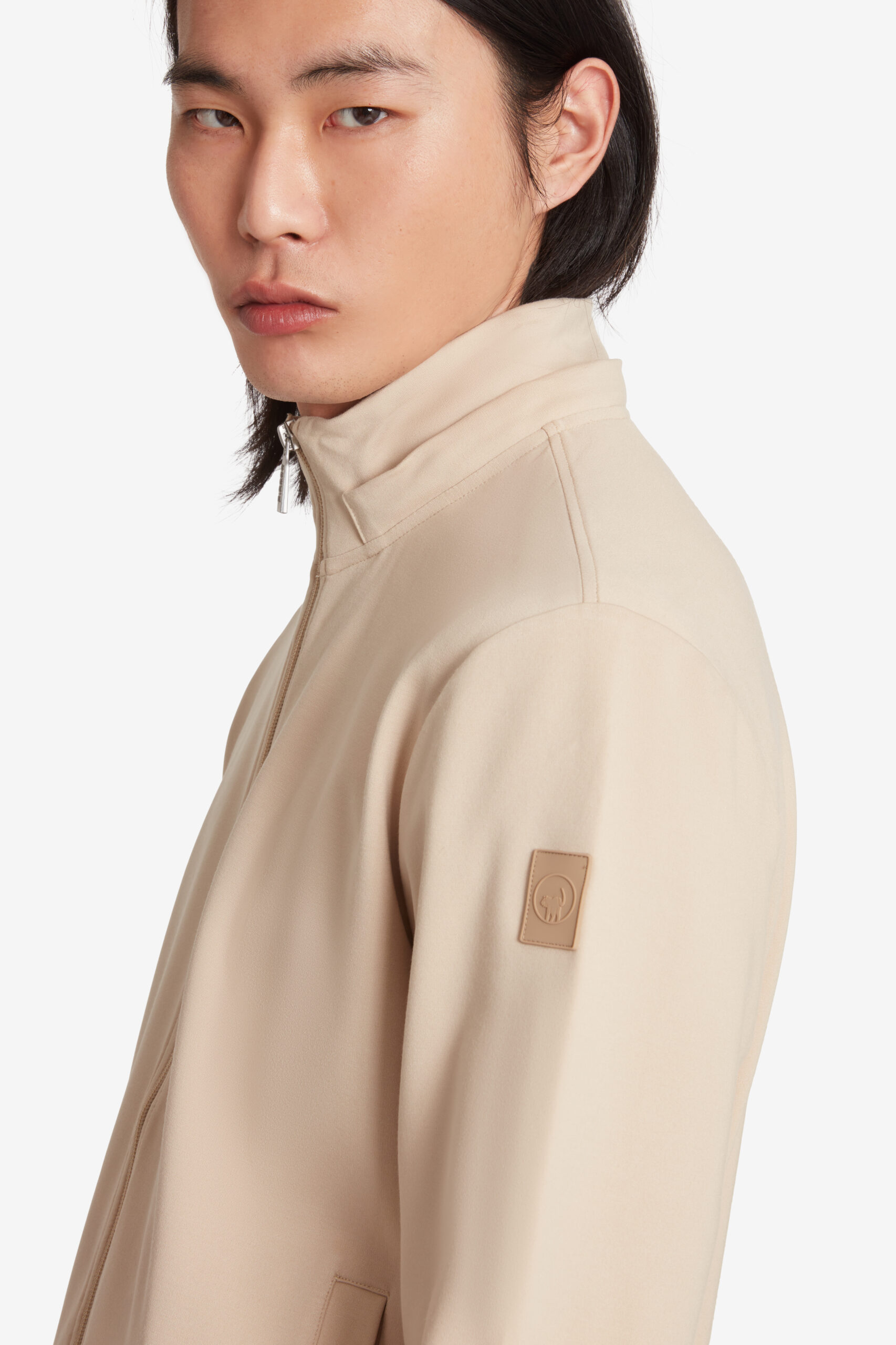 ciesse-outdoor-naku-herren-hoodie-beige-full-zip-kapuze image 3