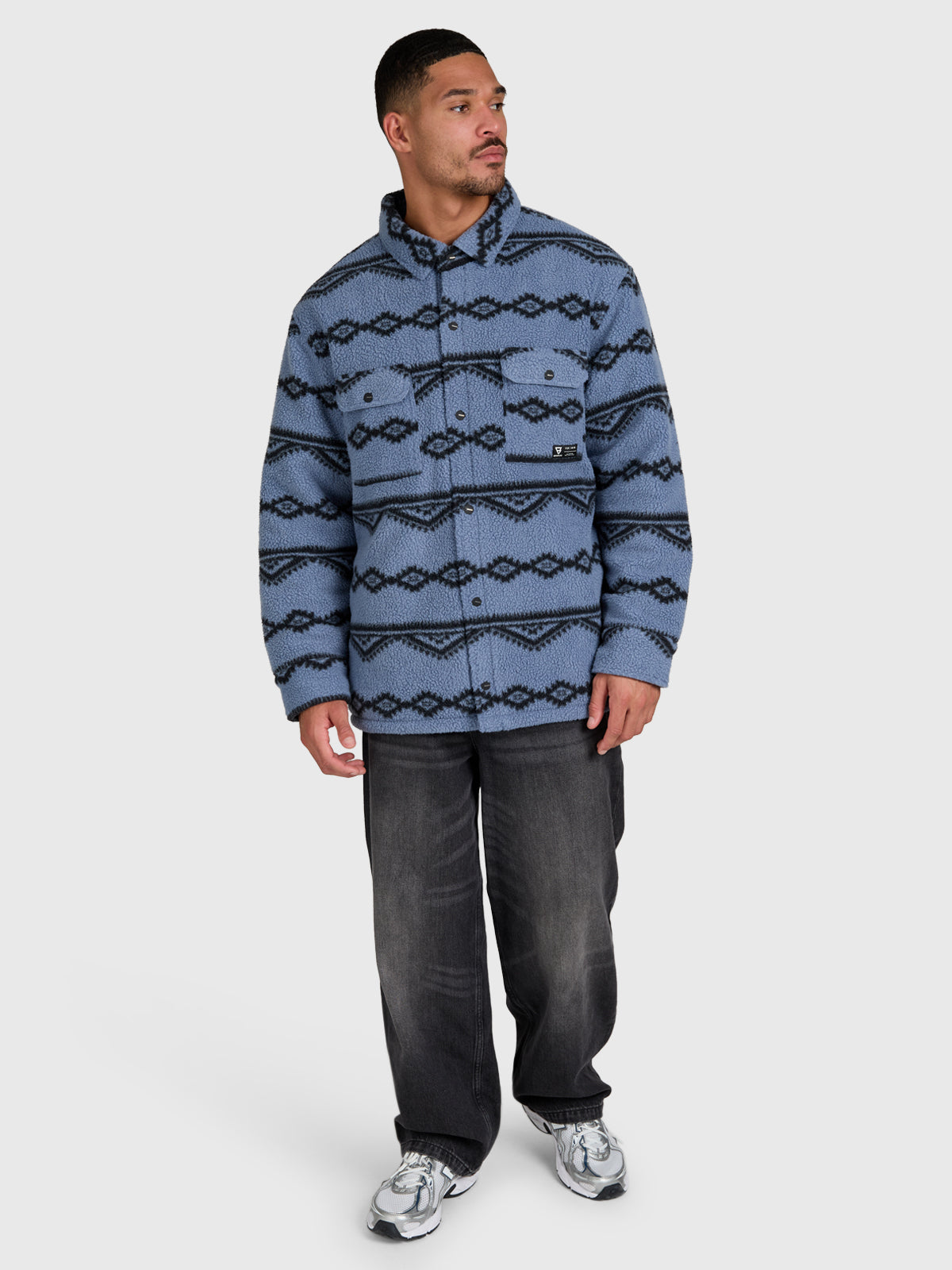 brunotti-kevionnet-fleecejacke-flint-stone-herren-loose-fit image 5