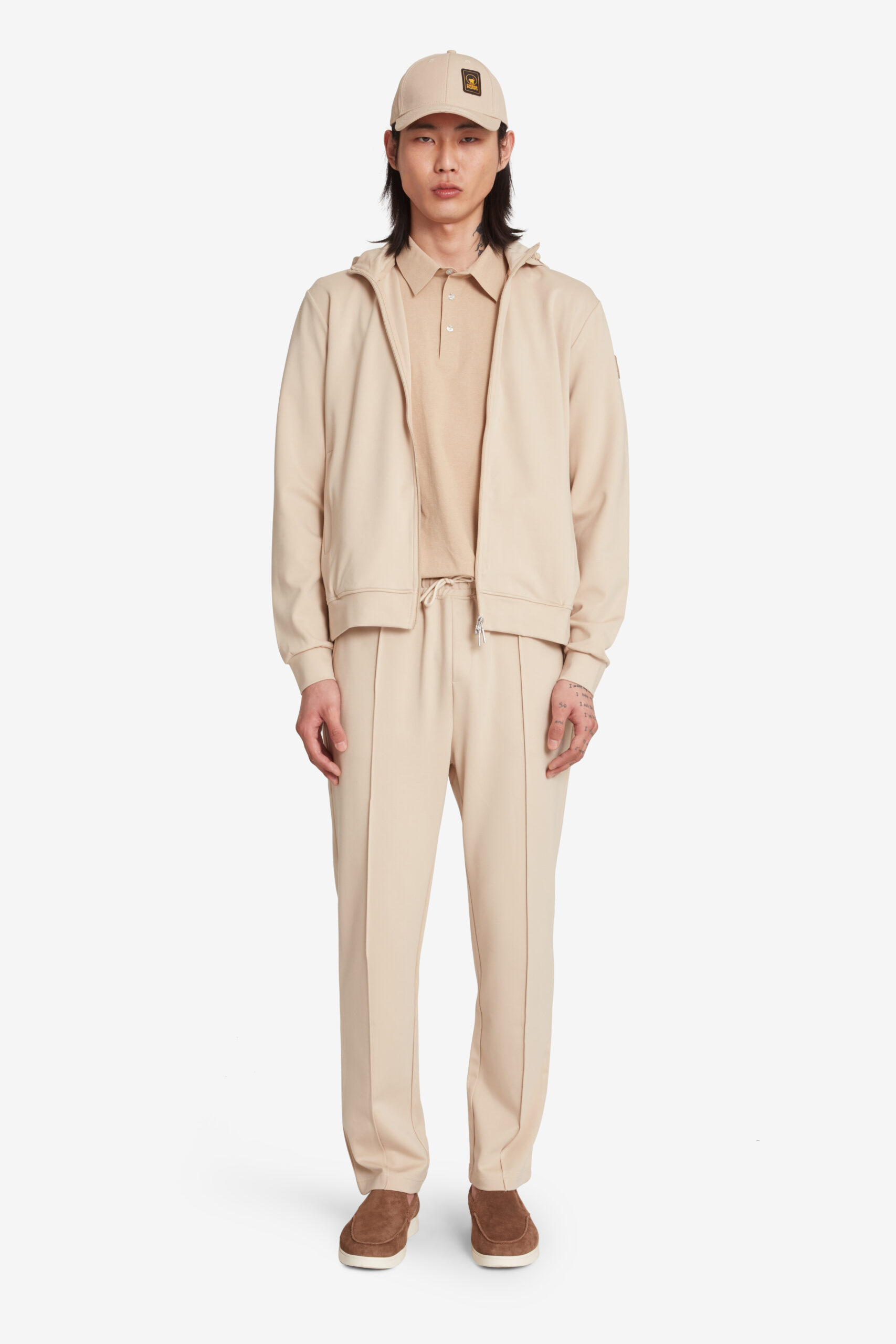 ciesse-outdoor-naku-herren-hoodie-beige-full-zip-kapuze image 1