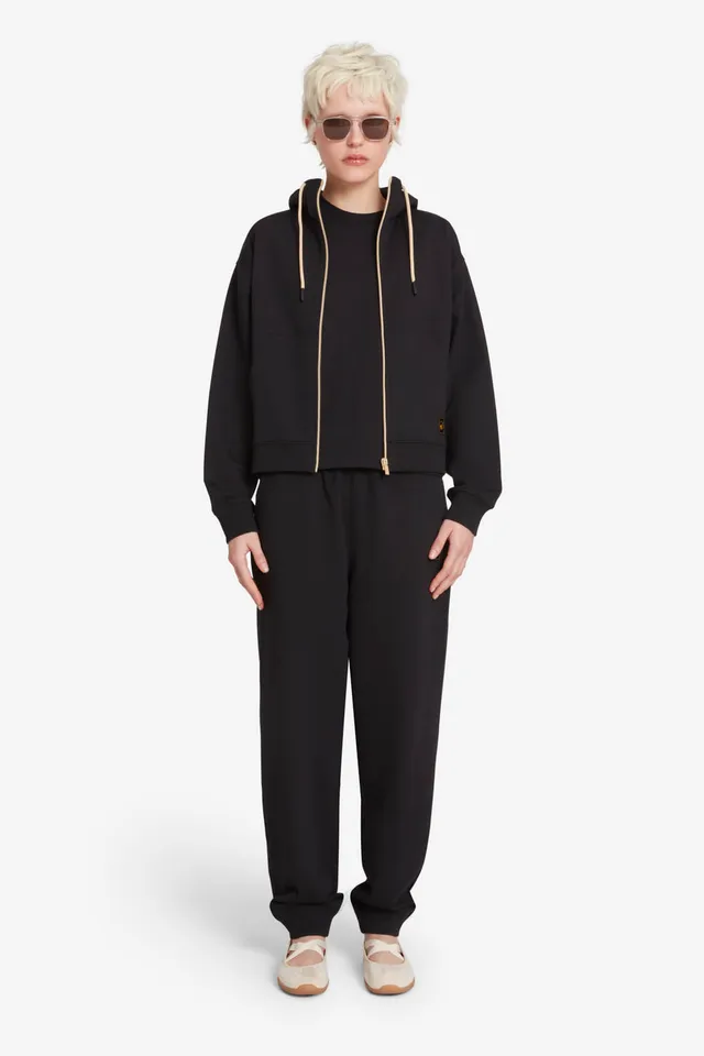 ciesse-outdoor-natalie-hoodie-damen-schwarz-baumwolle image 1