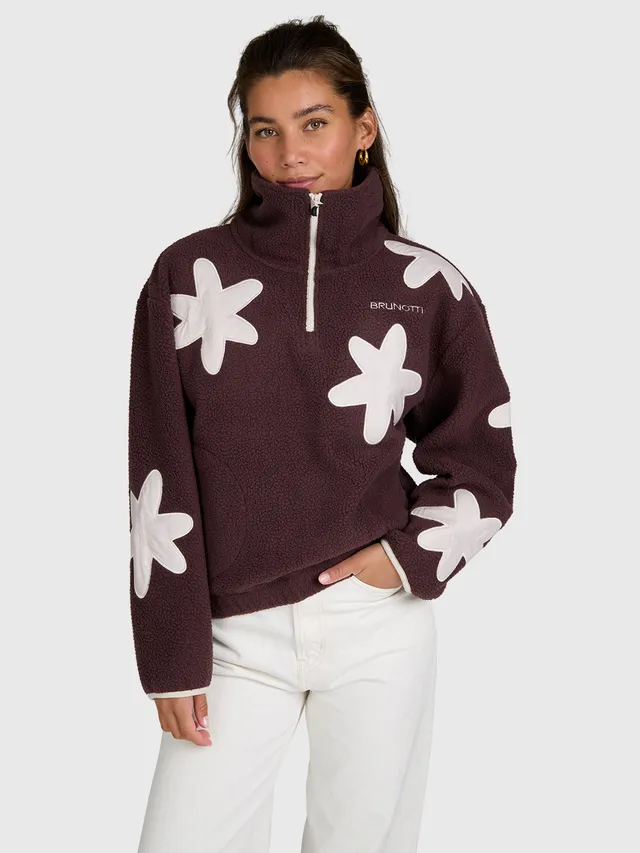 brunotti-kirsten-damen-fleece-raisin-lockerer-schnitt image 1