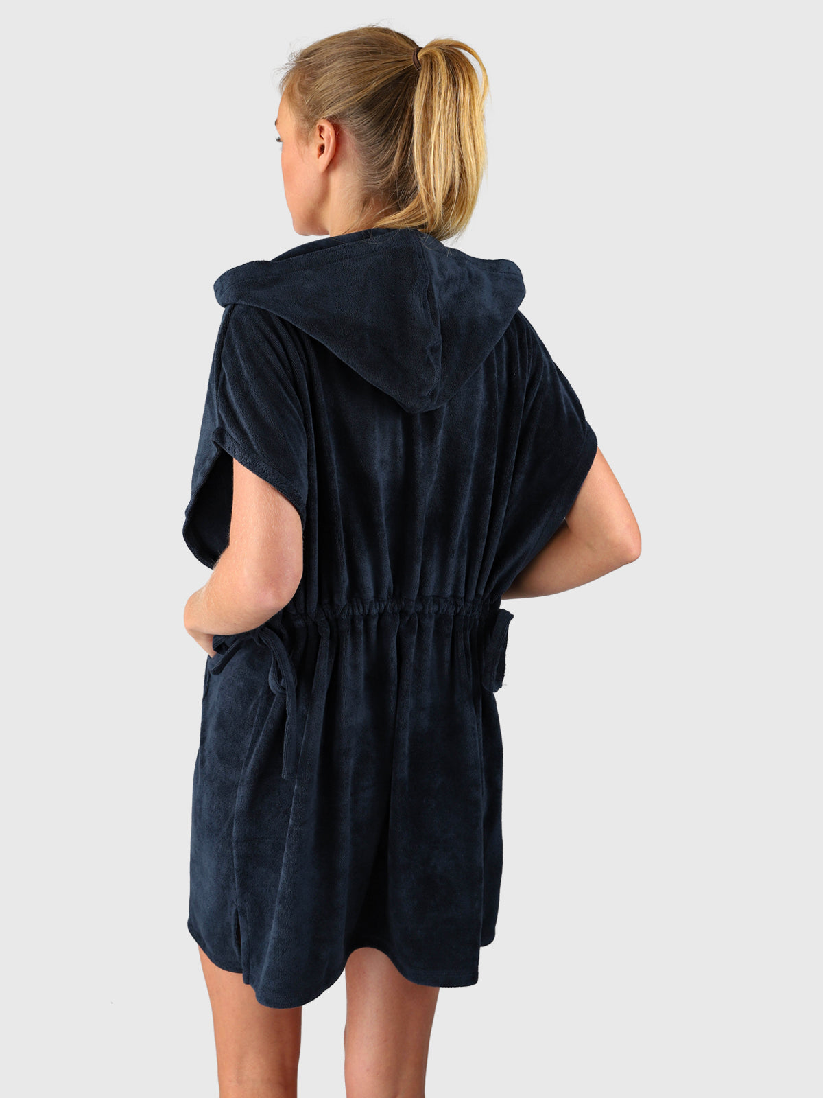 brunotti-paige-damen-poncho-indigo-blue-mit-kapuze image 2