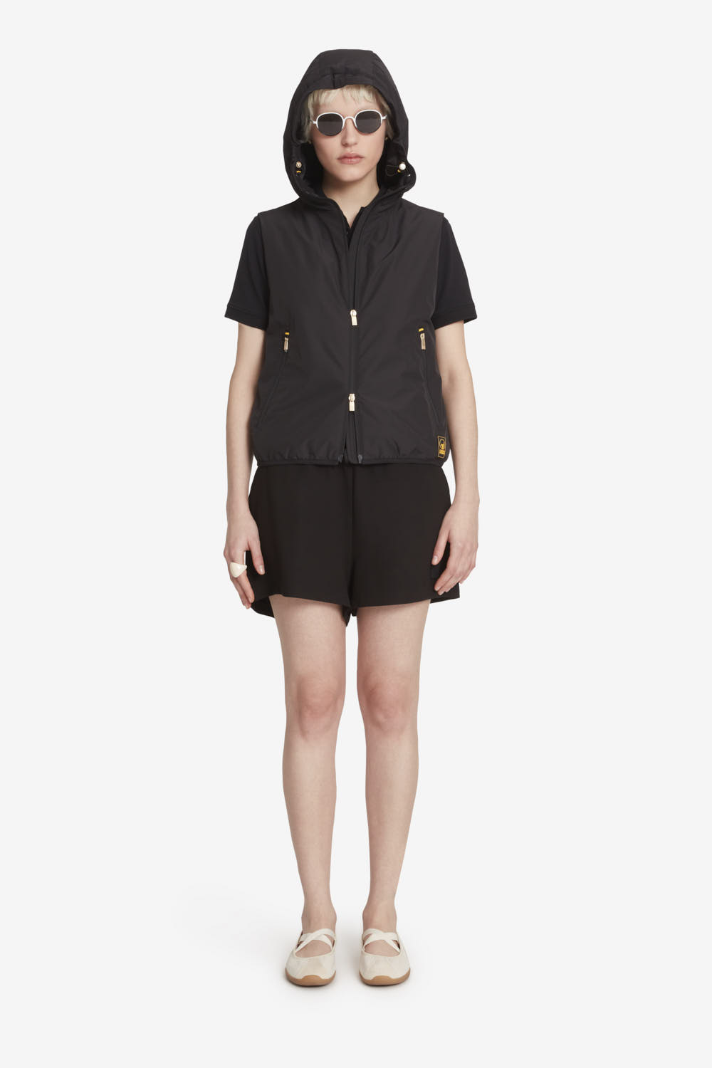 ciesse-outdoor-kenza-steppweste-schwarz-mit-kapuze image 1