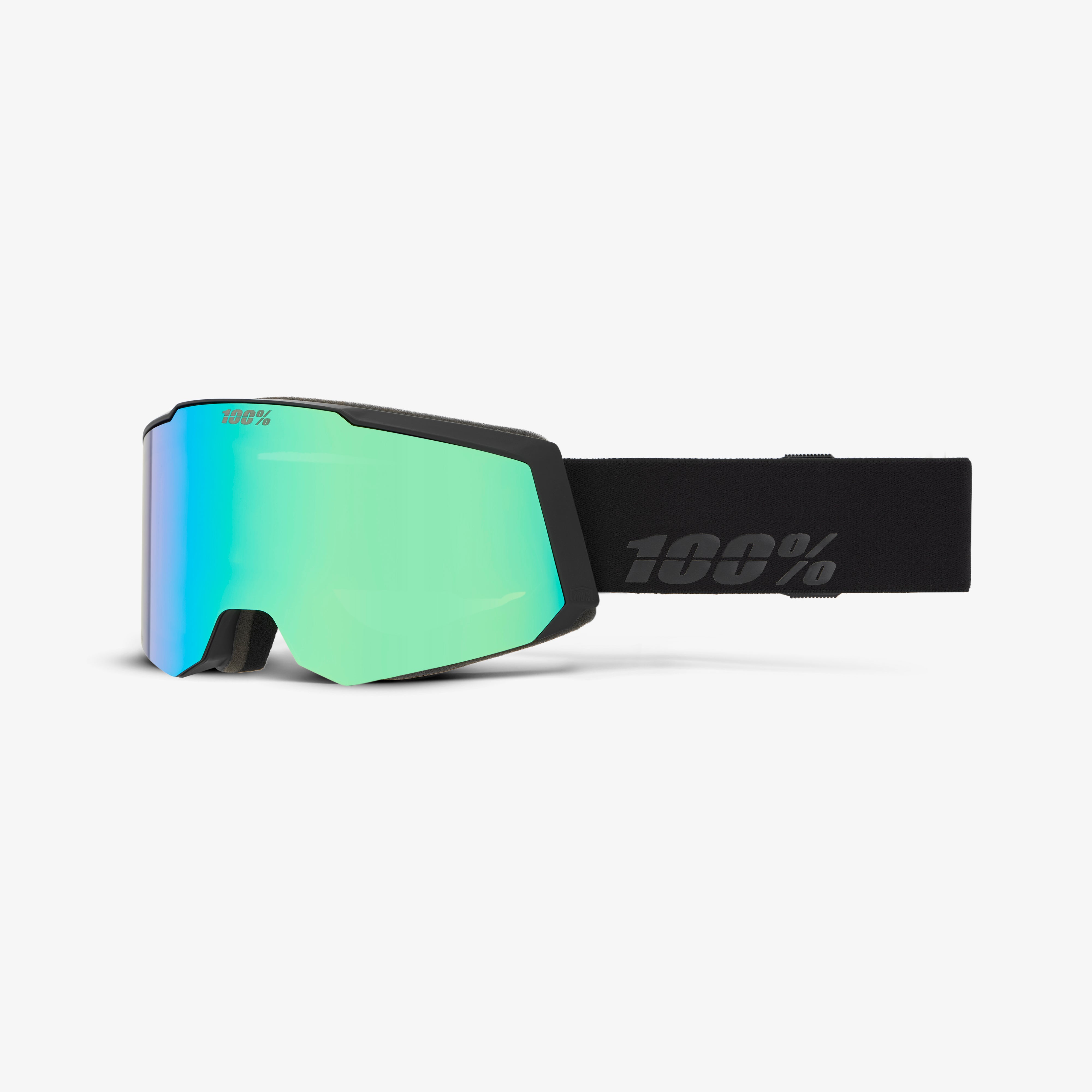 100-snowcraft-s-skibrille-hiper-black-green-regular-fit image 3