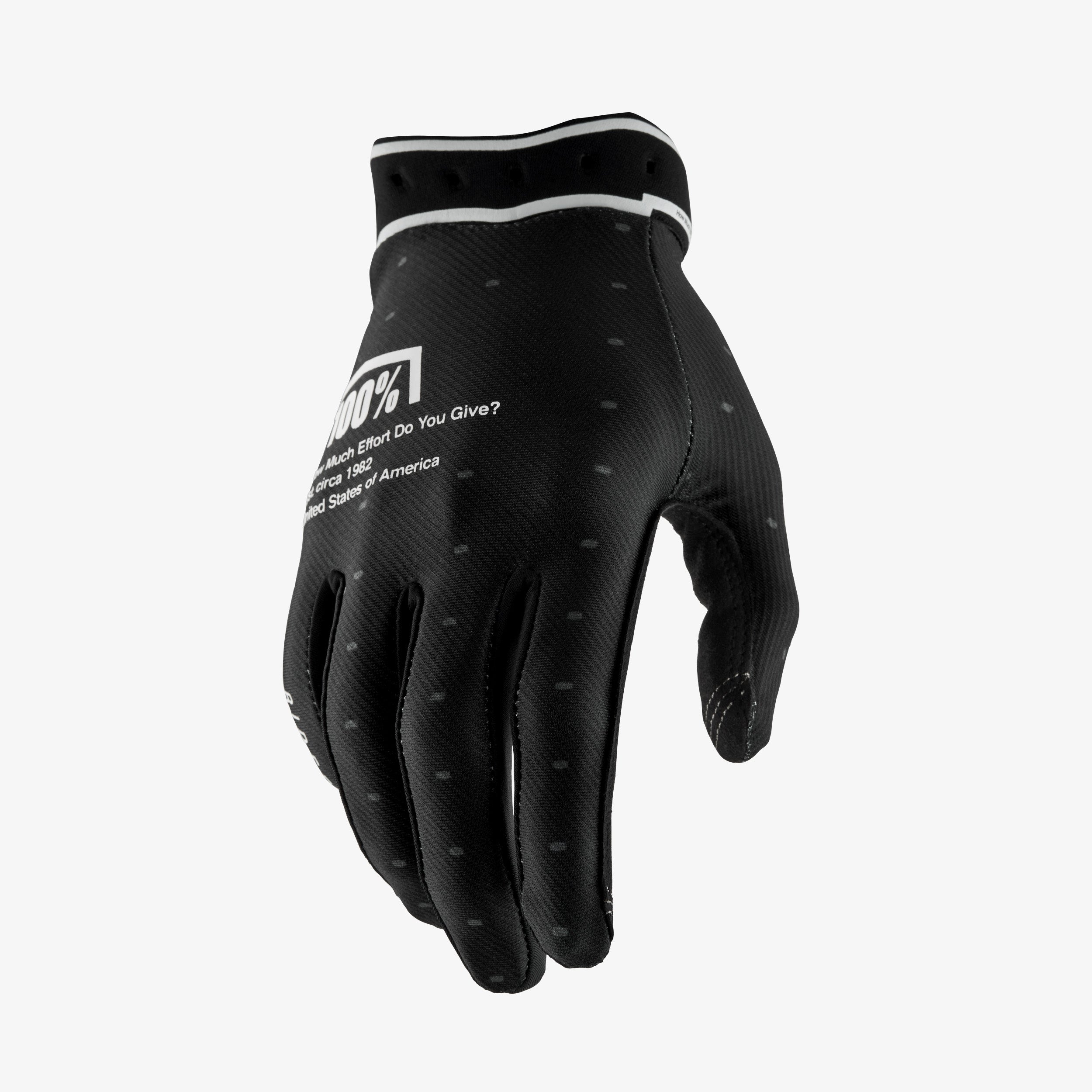 100-ridefit-fahrradhandschuhe-schwarz image 1