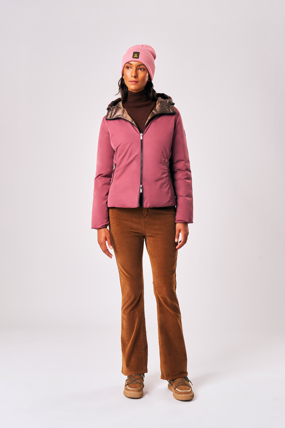 ciesse-piumini-linda-3-0-daunenjacke-rot-kurz-wendbar image 1