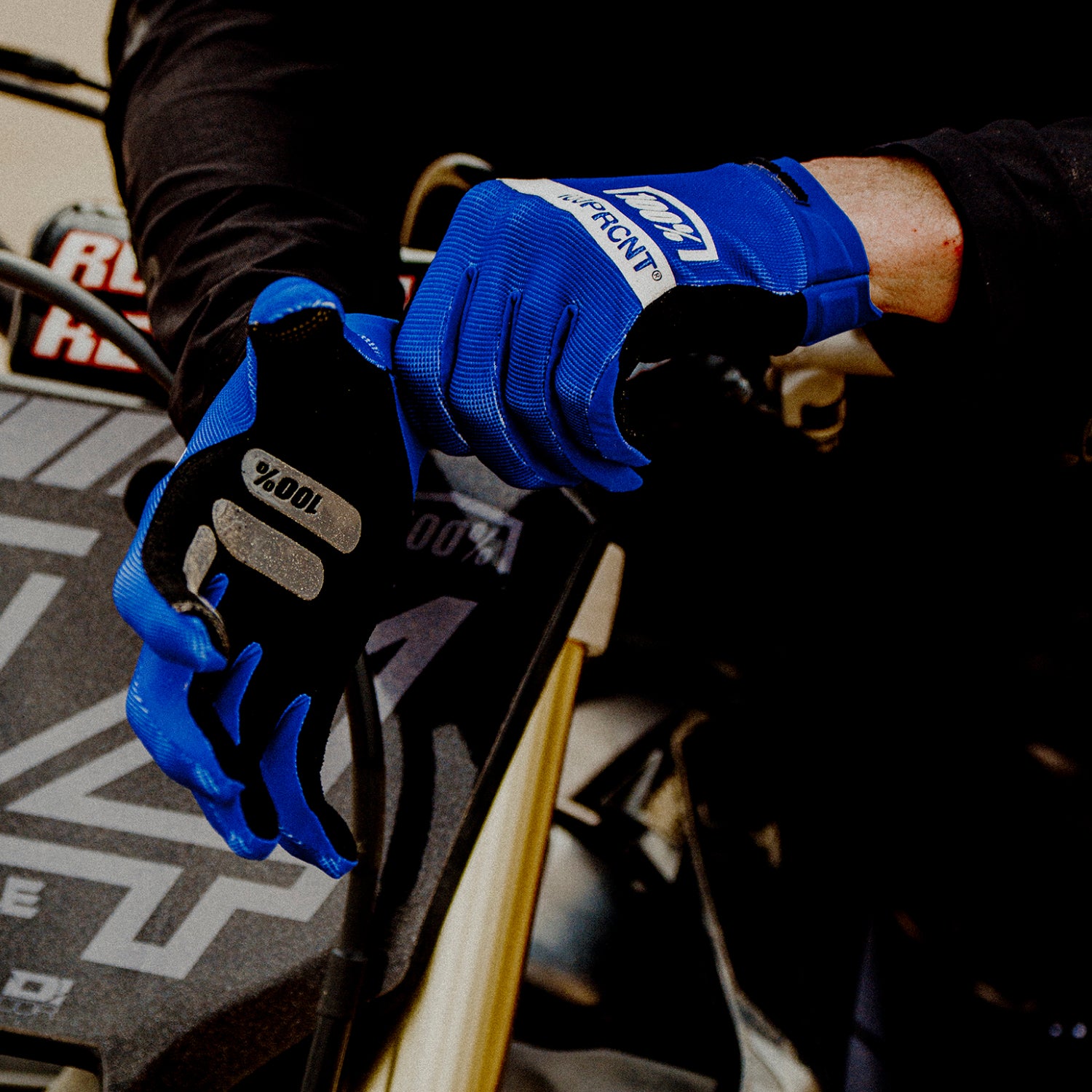 100-ridecamp-handschuhe-blau-mtb-gr-e-l-grip image 3