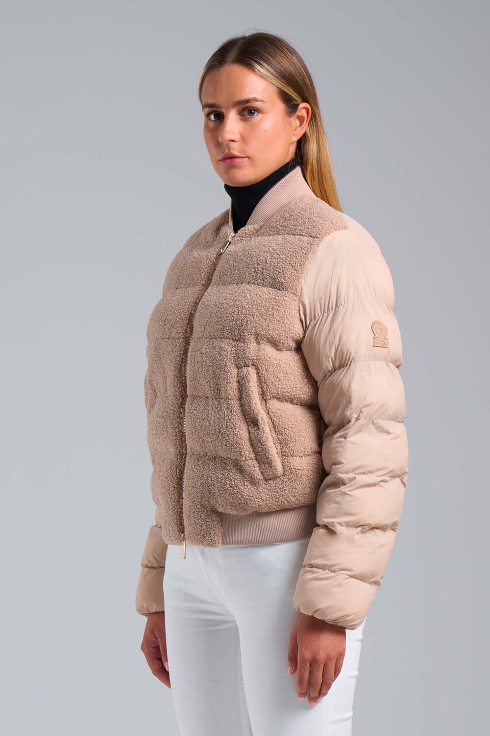 ciesse-outdoor-edna-hybrid-daunenjacke-beige-teddy image 2