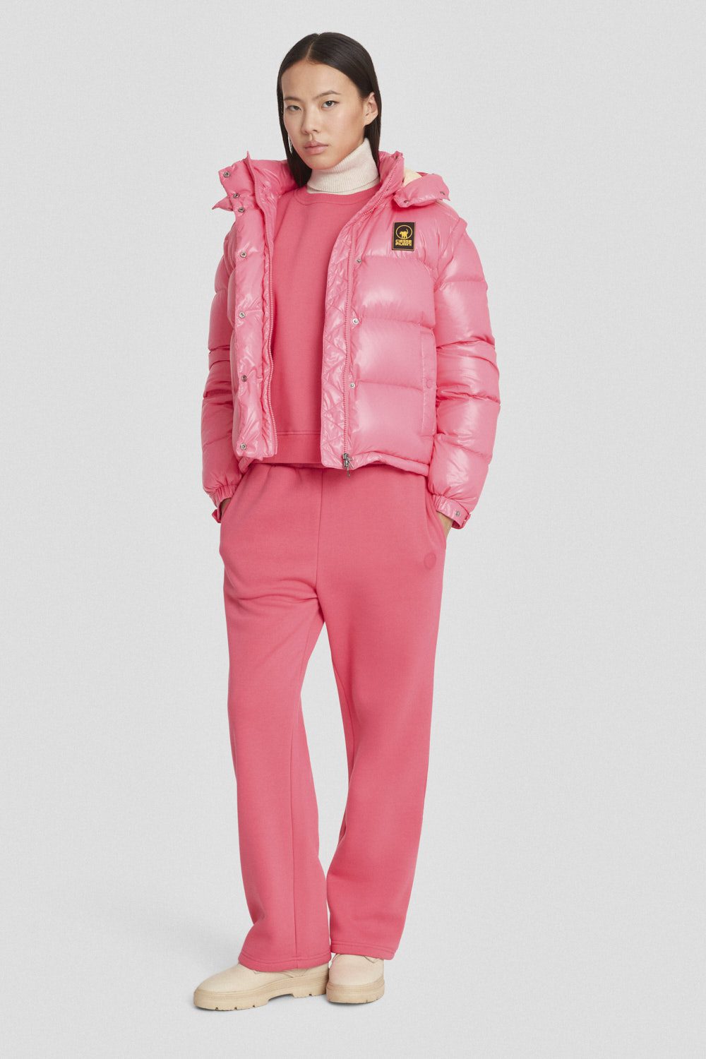 ciesse-outdoor-sweatshirt-fuchsia-rundhals-baumwolle image 2
