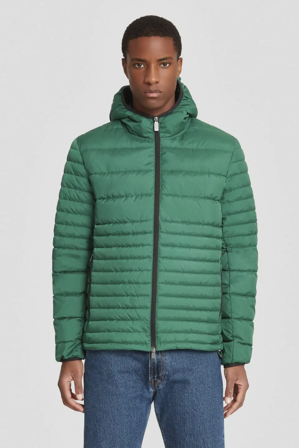 ciesse-outdoor-piumini-daunenjacke-gr-n-mit-kapuze image 1