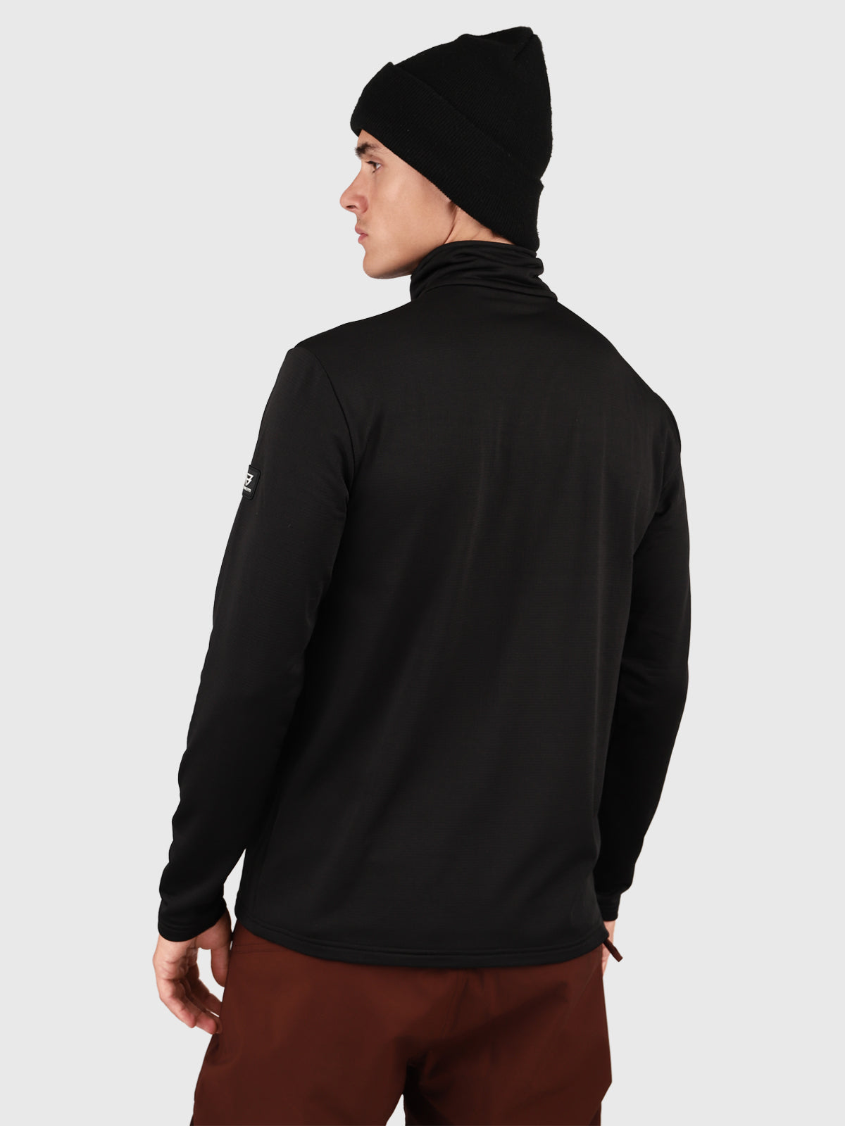 brunotti-mattia-fleece-herren-schwarz-atmungsaktiv image 2