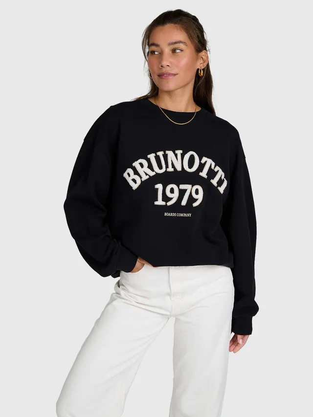 brunotti-tamea-damen-pullover-schwarz-baumwolle-oversize image 1