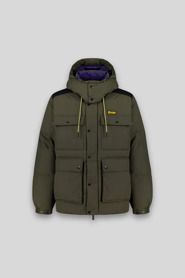ciesse-piumini-alaska-daunenjacke-militarygr-n-unisex-recycelt image 1
