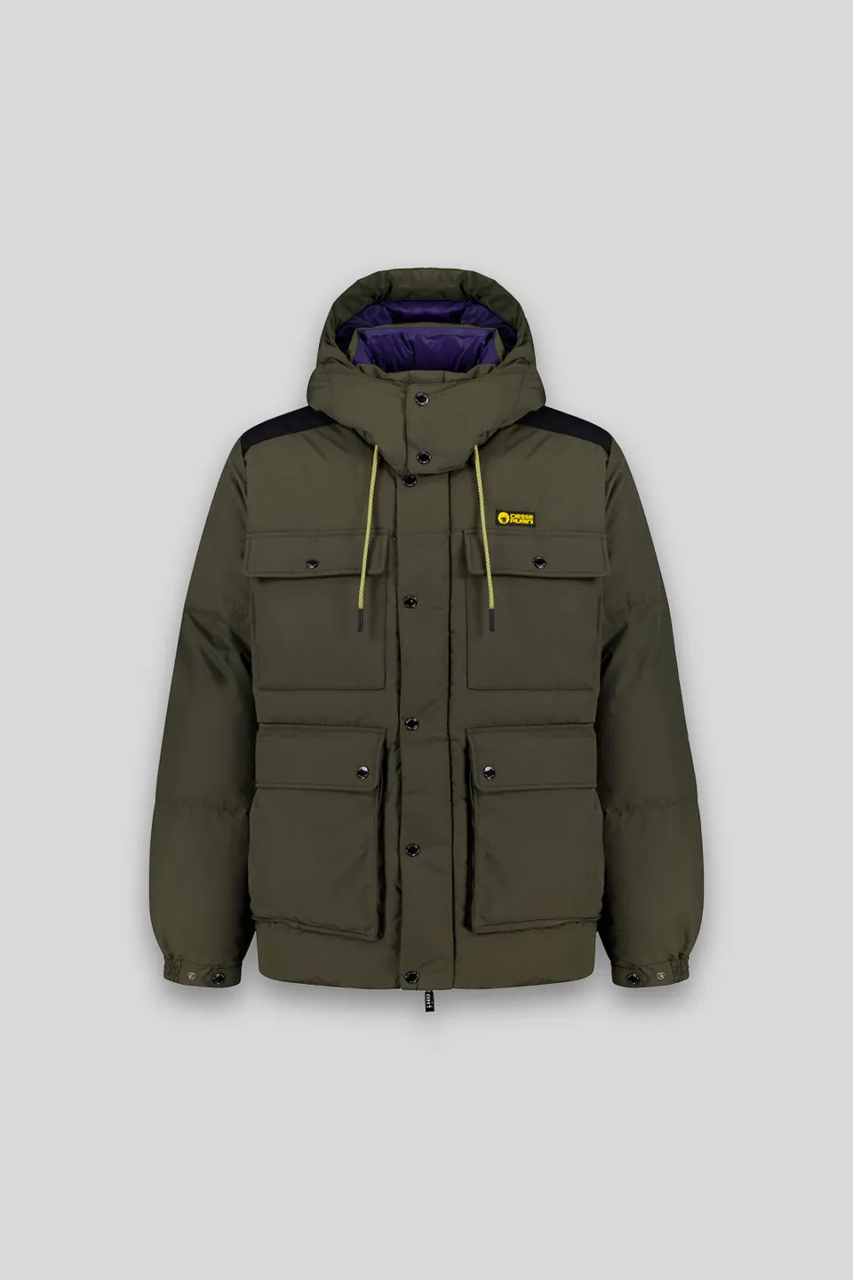 ciesse-piumini-alaska-daunenjacke-militarygr-n-unisex-recycelt image 1