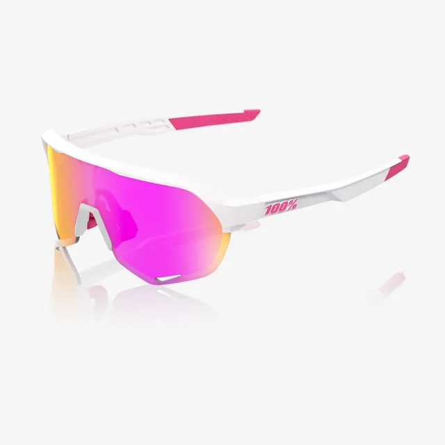 100-s2-sportbrille-matte-white-hiper-vital-pink image 1